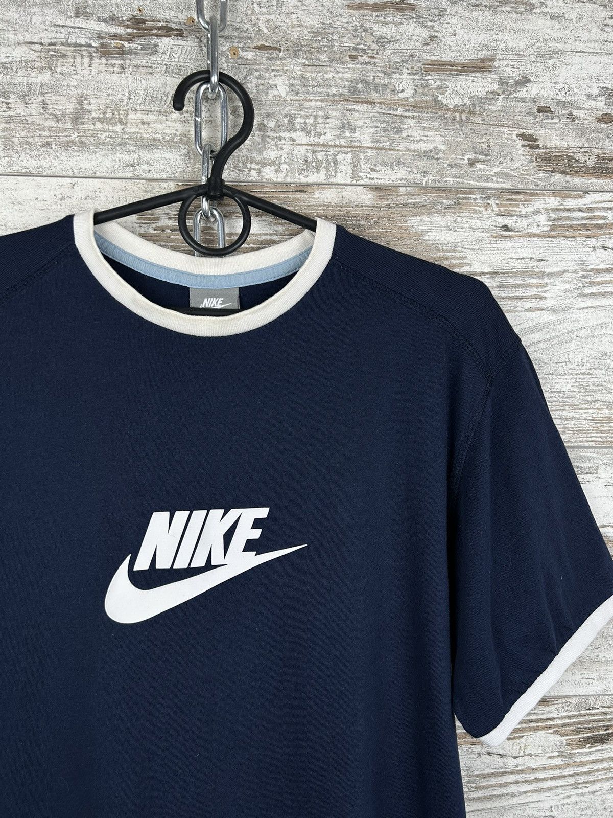 Nike Mens Vintage Nike T Shirt Big logo swoosh streetwear y2k Size US S / EU 44-46 / 1 - 2 Thumbnail