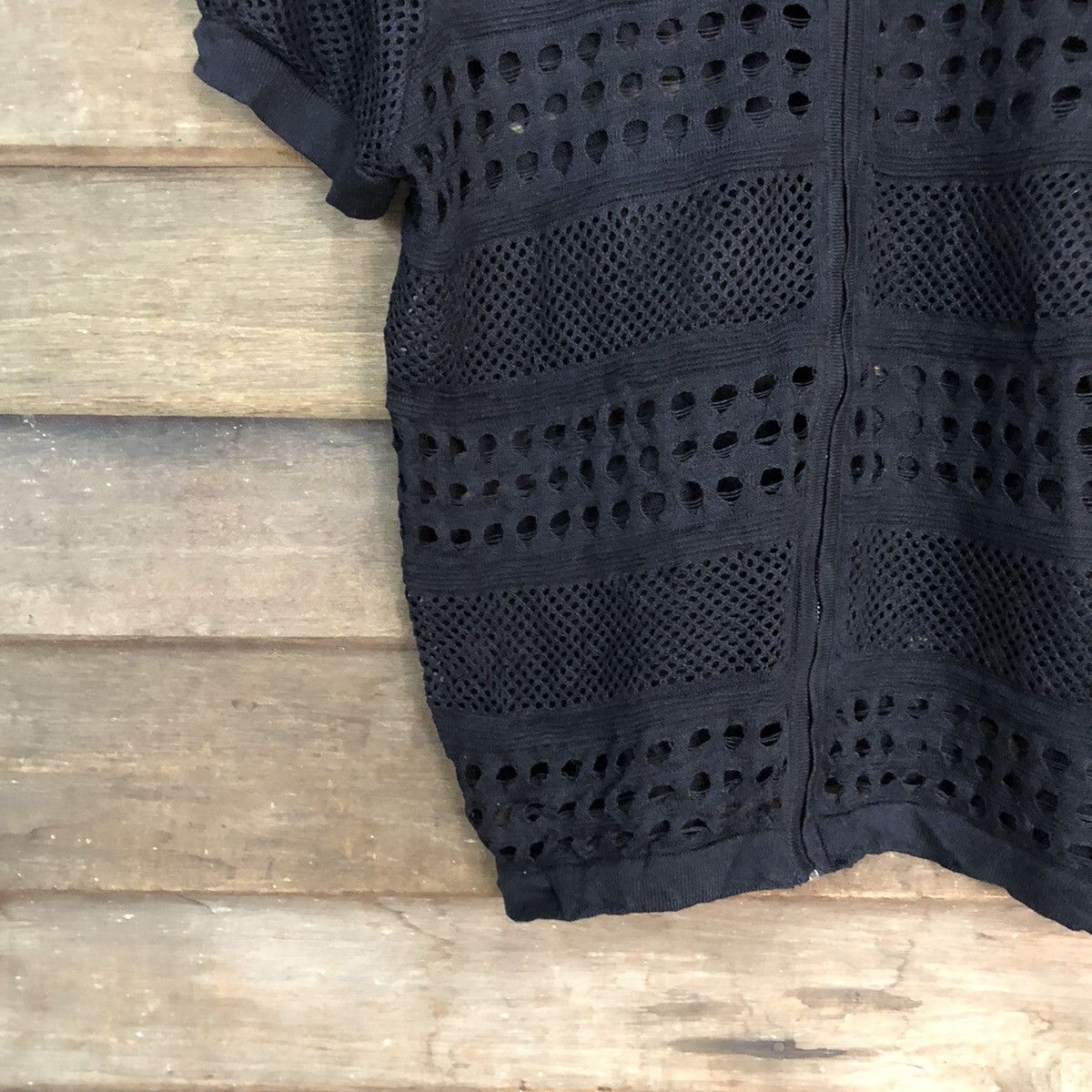 Grailed Isabey In Paris Mesh Net Crochet Knitwear Cardigan #7195 Size S / US 4 / IT 40 - 5 Thumbnail