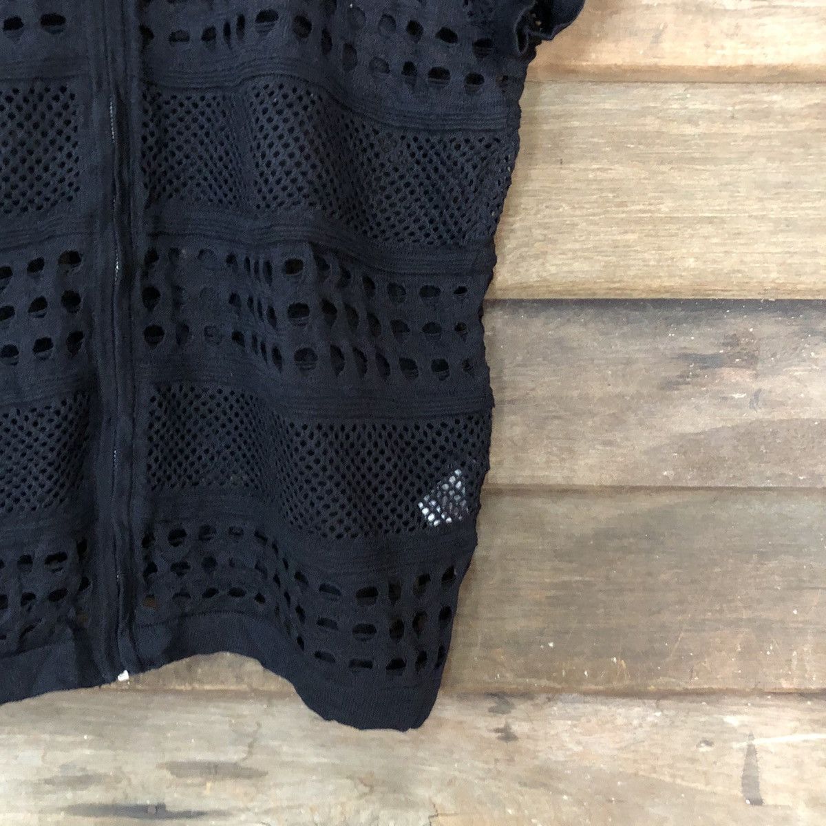 Grailed Isabey In Paris Mesh Net Crochet Knitwear Cardigan #7195 Size S / US 4 / IT 40 - 7 Thumbnail