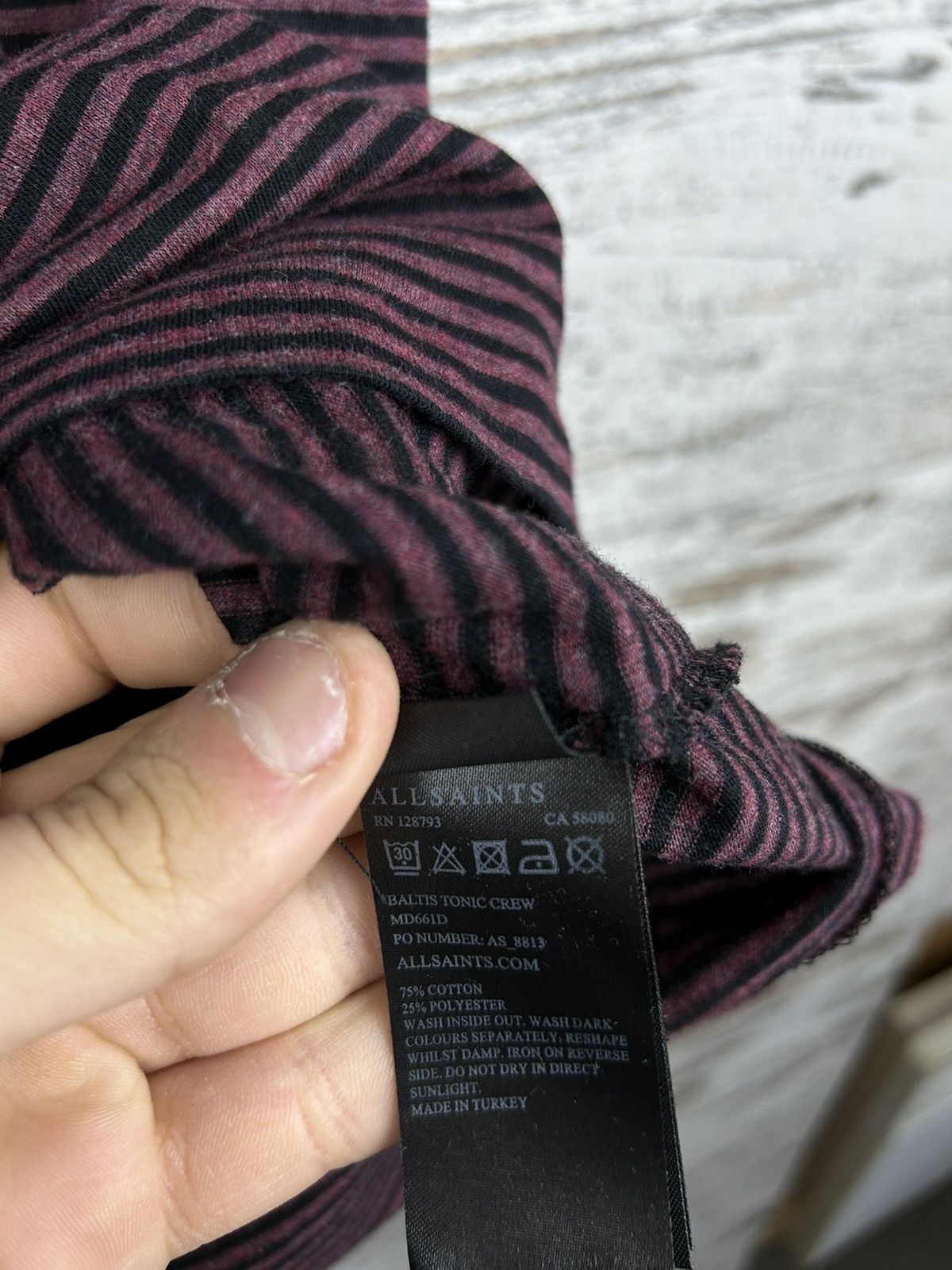 Allsaints Mens AllSaints T Shirt SS tee streetwear all saints luxury Size US M / EU 48-50 / 2 - 6 Thumbnail