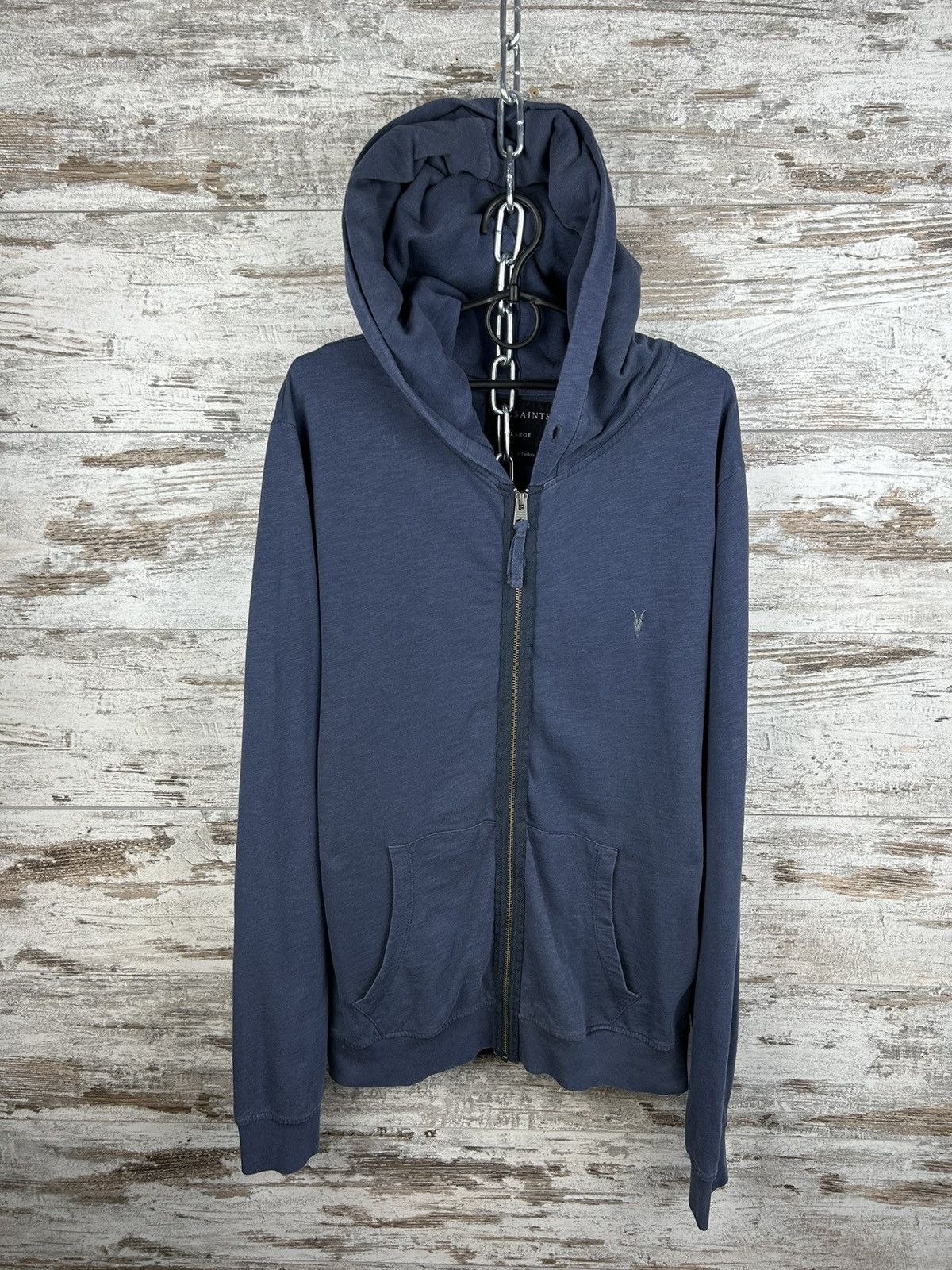 Allsaints Mens AllSaints Orian Hoodie streetwear luxury jacket ss Size US L / EU 52-54 / 3 - 1 Thumbnail