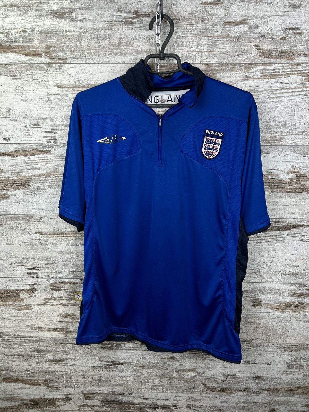 Umbro × Vintage Mens Vintage Umbro England National Team T Shirt jersey tee Size US L / EU 52-54 / 3 - 1 Thumbnail