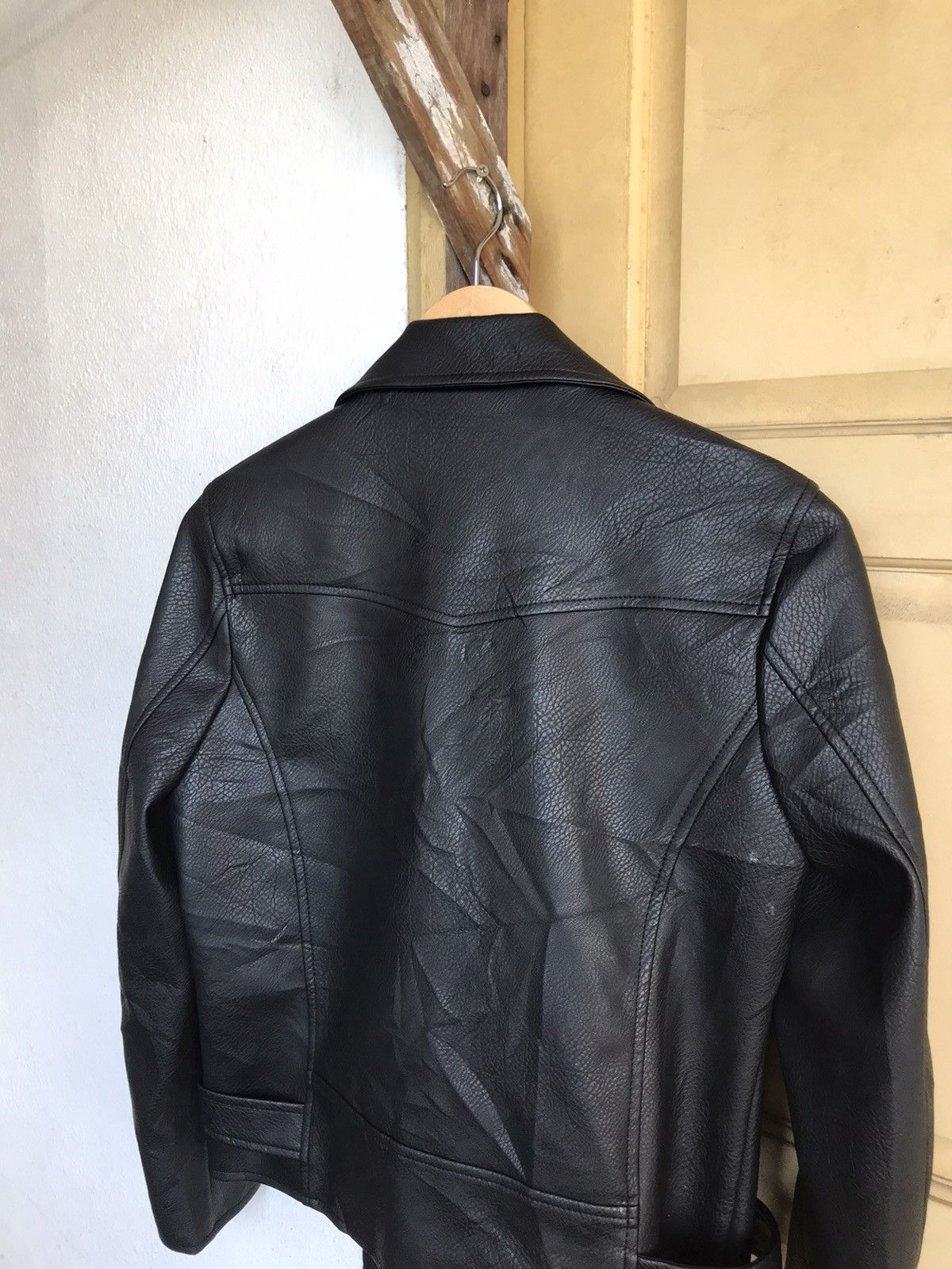 Seditionaries Nice❗️Korean Brands Lady Volume Faux Leather Jacket Women Size M / US 6-8 / IT 42-44 - 14 Thumbnail