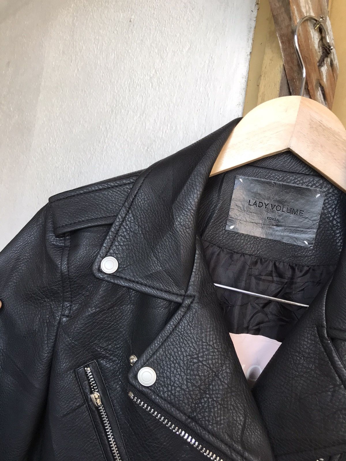 Seditionaries Nice❗️Korean Brands Lady Volume Faux Leather Jacket Women Size M / US 6-8 / IT 42-44 - 8 Thumbnail