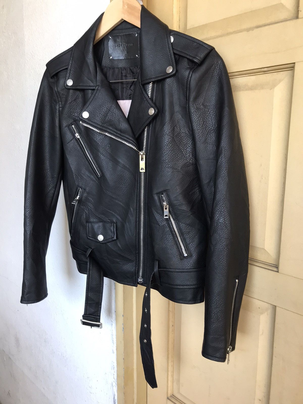 Seditionaries Nice❗️Korean Brands Lady Volume Faux Leather Jacket Women Size M / US 6-8 / IT 42-44 - 7 Thumbnail