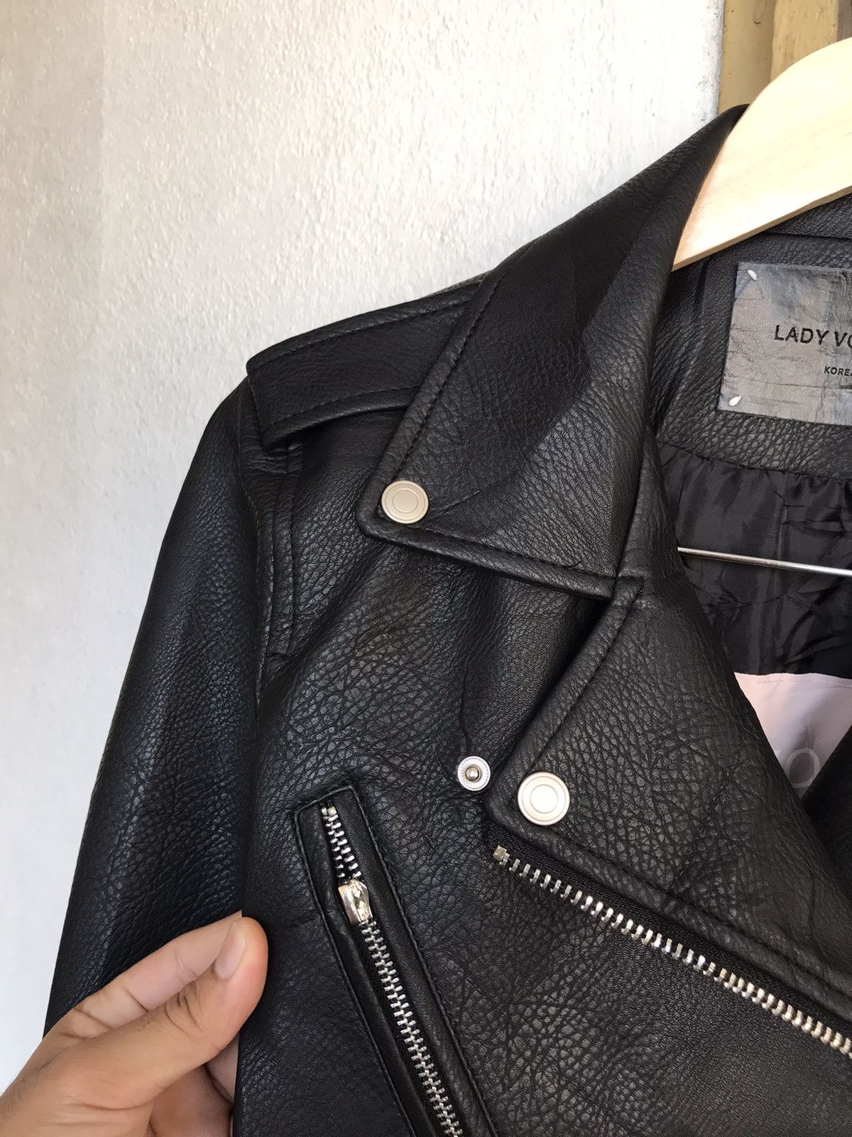 Seditionaries Nice❗️Korean Brands Lady Volume Faux Leather Jacket Women Size M / US 6-8 / IT 42-44 - 12 Thumbnail