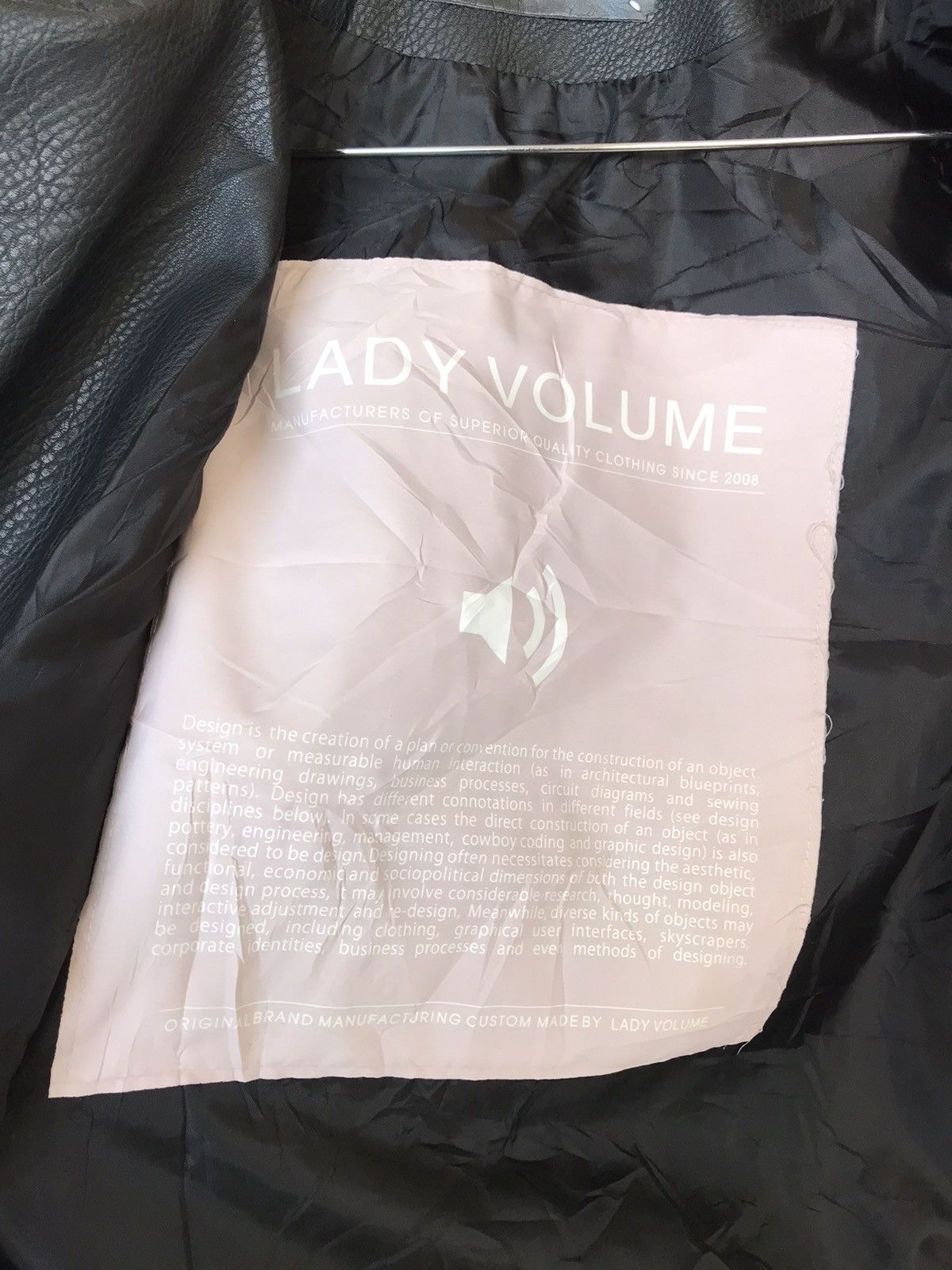 Seditionaries Nice❗️Korean Brands Lady Volume Faux Leather Jacket Women Size M / US 6-8 / IT 42-44 - 20 Thumbnail