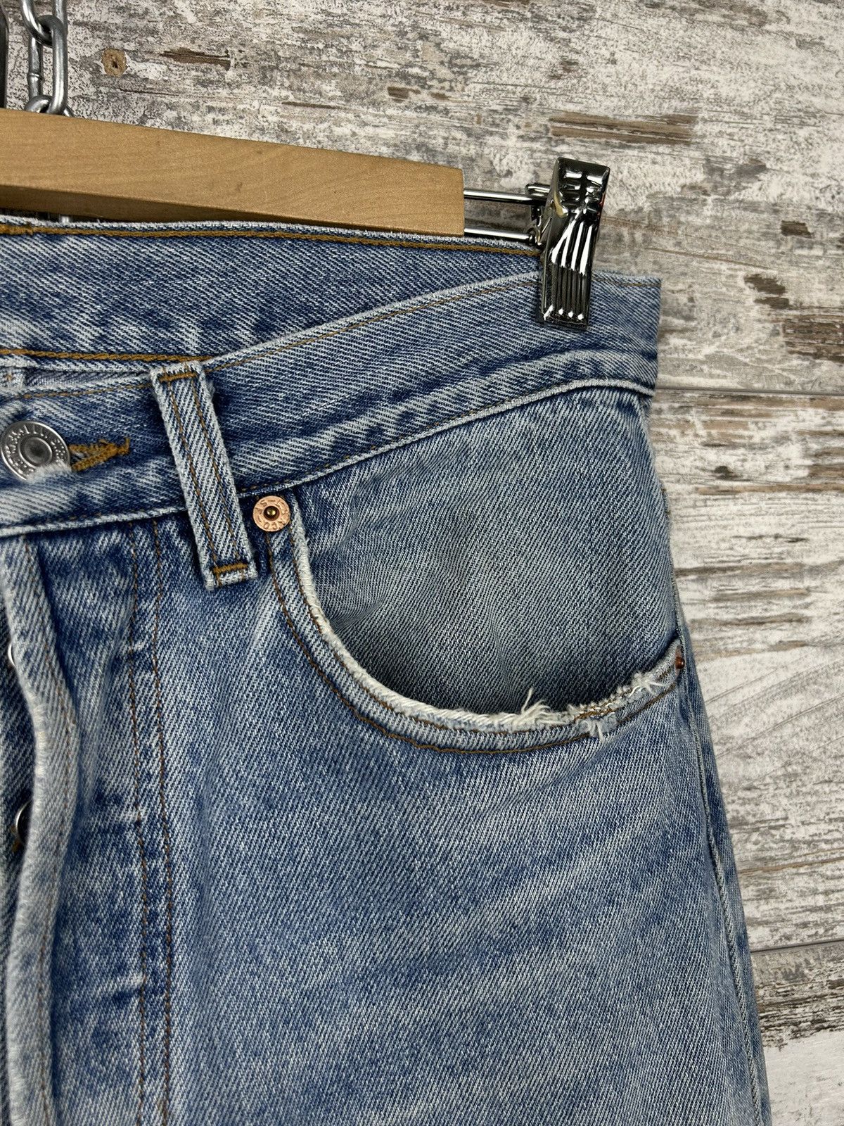Levi's × Levi's Vintage Clothing Mens Rare Made In USA Levis jeans denim 501 size 31 vintage Size US 31 - 12 Thumbnail