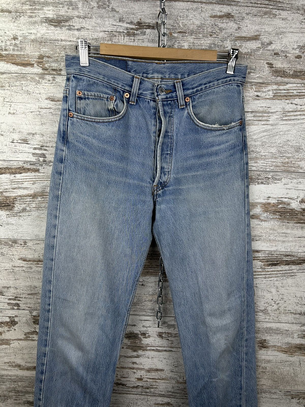 Levi's × Levi's Vintage Clothing Mens Rare Made In USA Levis jeans denim 501 size 31 vintage Size US 31 - 10 Thumbnail