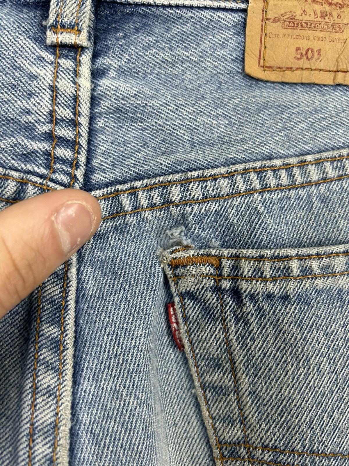 Levi's × Levi's Vintage Clothing Mens Rare Made In USA Levis jeans denim 501 size 31 vintage Size US 31 - 5 Thumbnail
