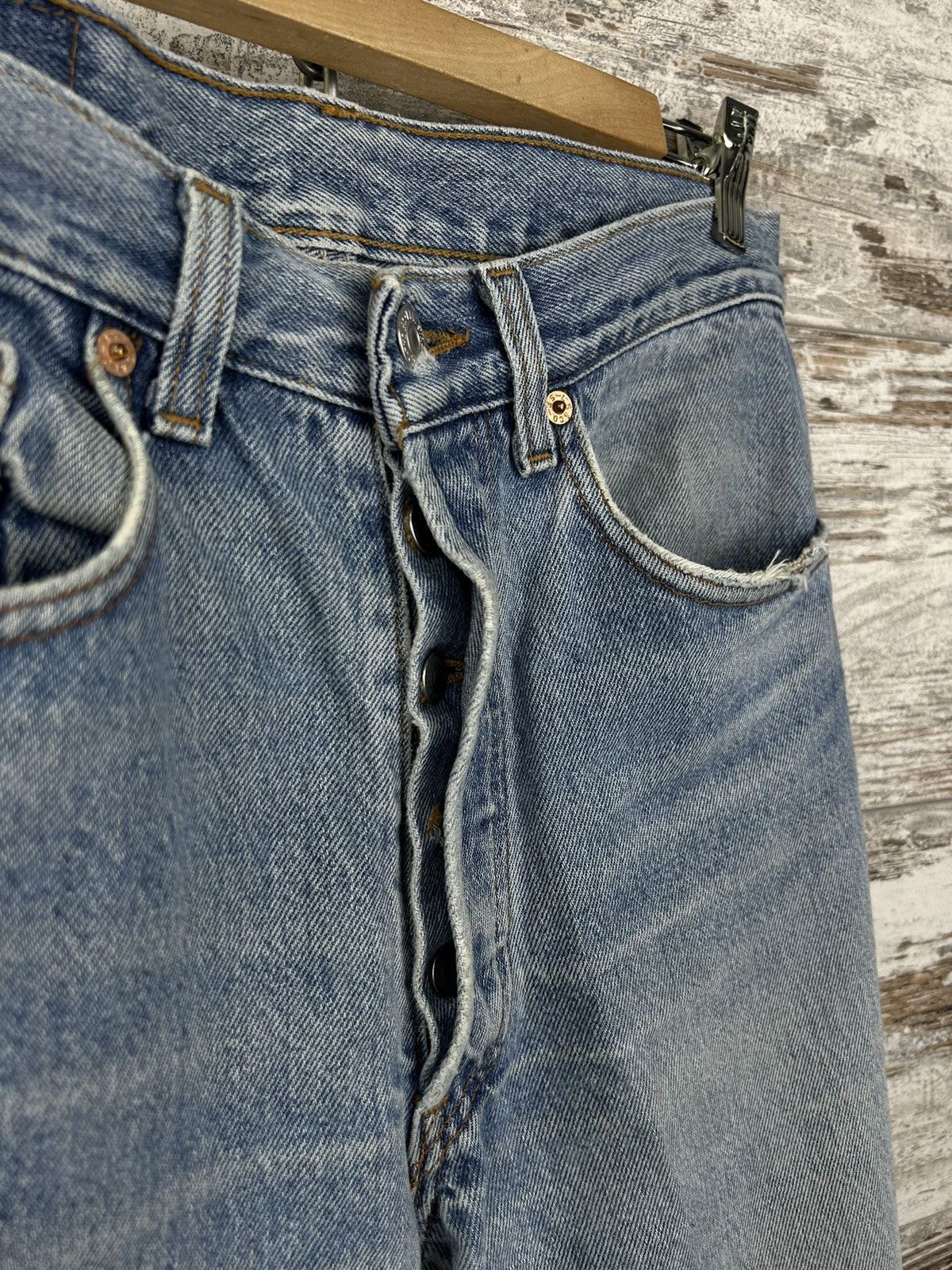 Levi's × Levi's Vintage Clothing Mens Rare Made In USA Levis jeans denim 501 size 31 vintage Size US 31 - 18 Thumbnail