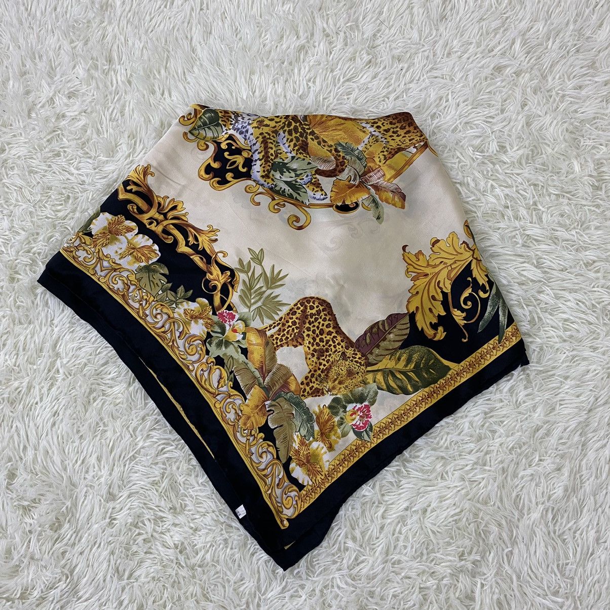 Other ☀️LUXURY DESIGN LEOPARD SILK SCARF (35"x35") Size ONE SIZE - 7 Thumbnail