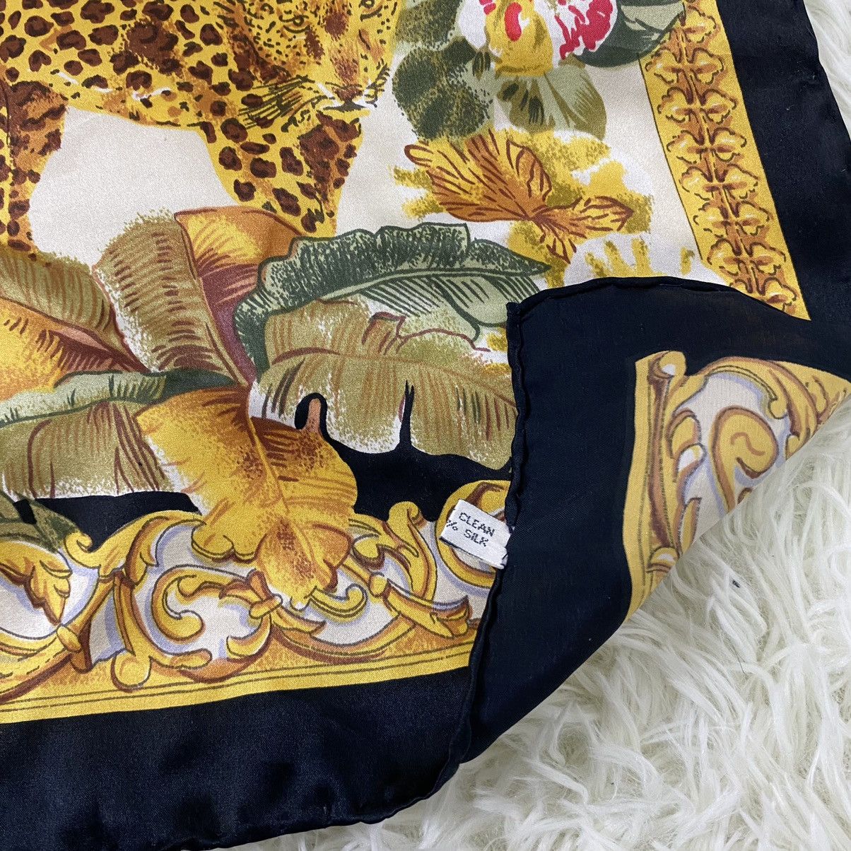 Other ☀️LUXURY DESIGN LEOPARD SILK SCARF (35"x35") Size ONE SIZE - 6 Thumbnail