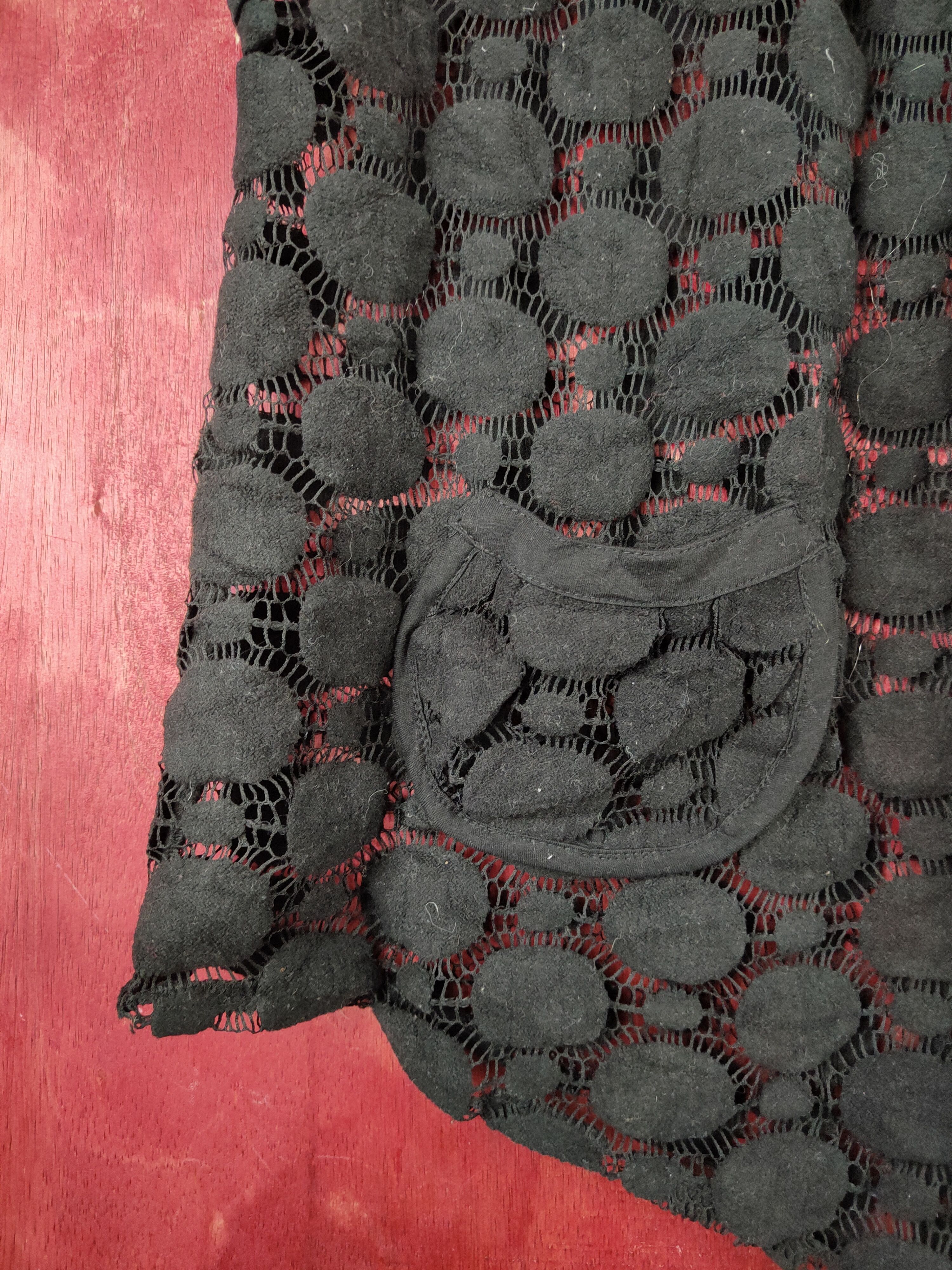 Hypebeast Japanese Brand Black Crochet Meshnet Tank Tops #S984 Size L / US 10 / IT 46 - 5 Thumbnail