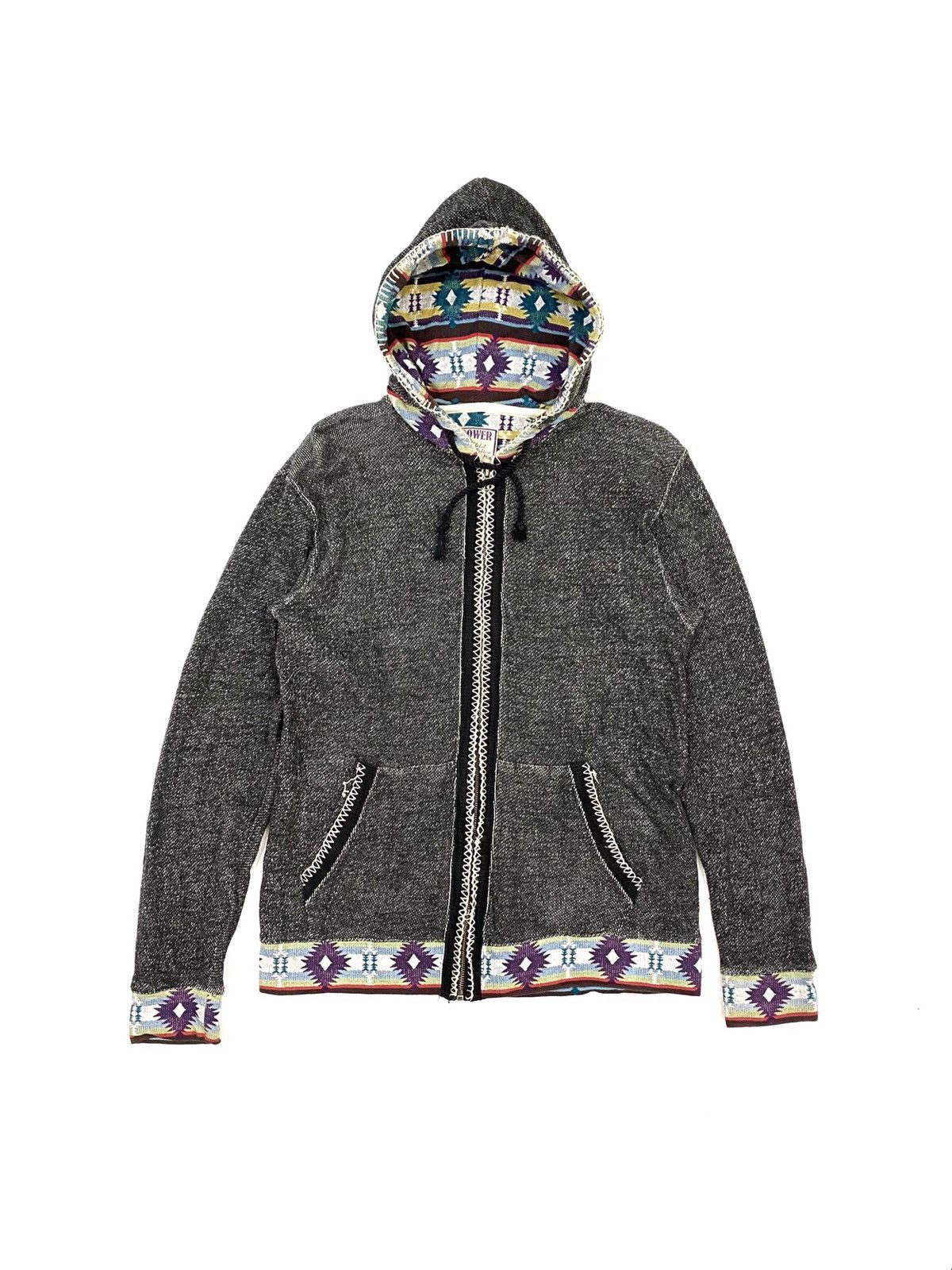 Japanese Brand × Vintage Power To The People Global Culture Art Hoodie Size US M / EU 48-50 / 2 - 2 Thumbnail