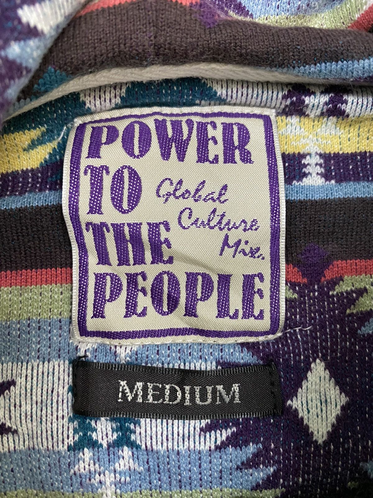 Japanese Brand × Vintage Power To The People Global Culture Art Hoodie Size US M / EU 48-50 / 2 - 4 Thumbnail