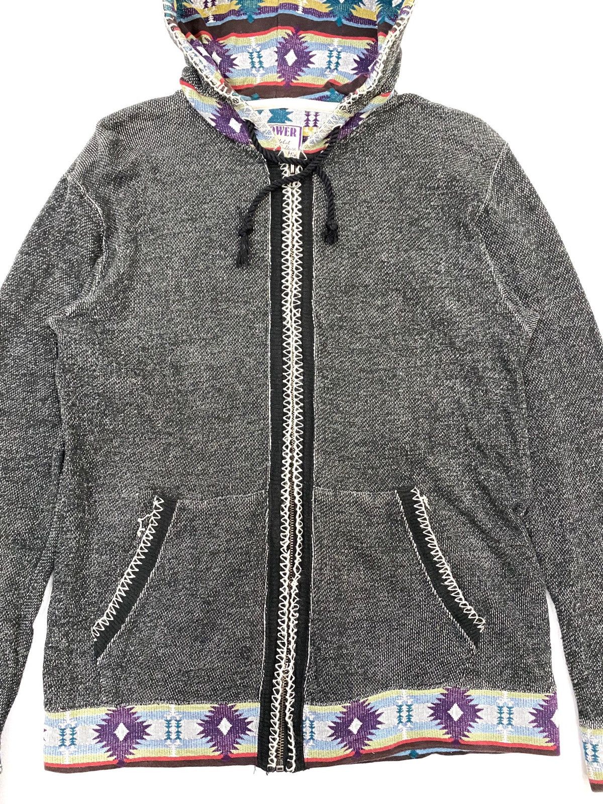 Japanese Brand × Vintage Power To The People Global Culture Art Hoodie Size US M / EU 48-50 / 2 - 3 Thumbnail