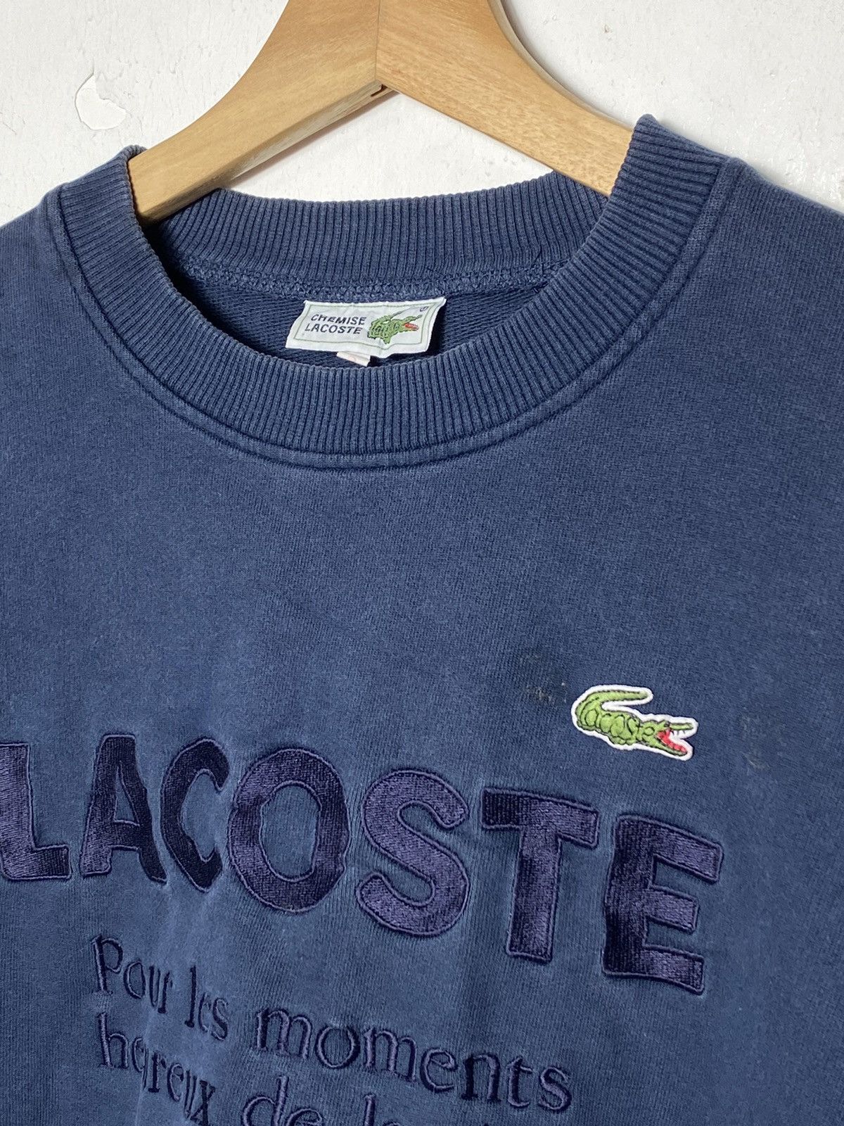 Lacoste × Vintage Vintage Lacoste Embroidered Crewneck Size US M / EU 48-50 / 2 - 3 Thumbnail