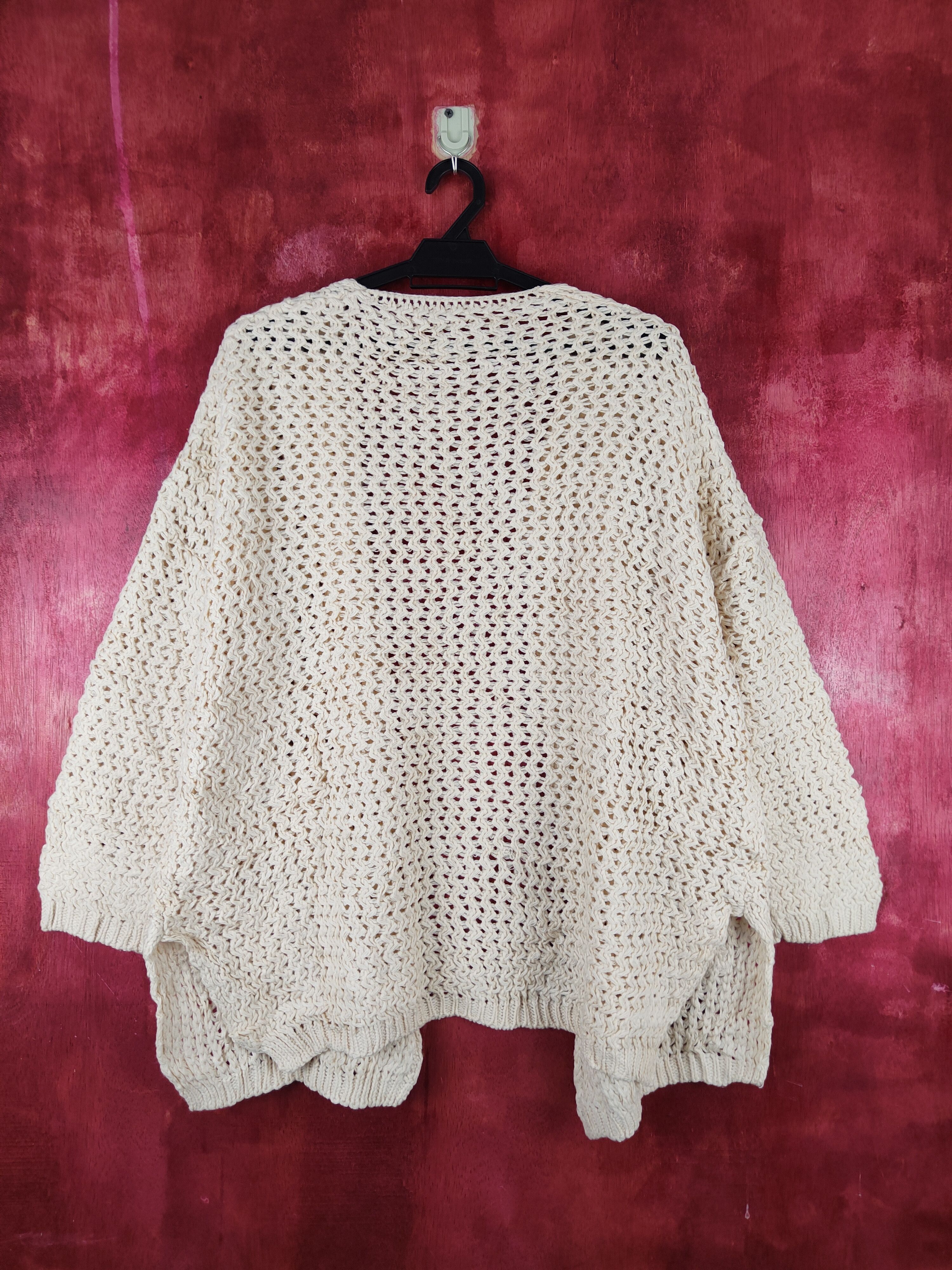 Grailed Japanese Brand Cream Crochet Meshnet Knitwear Cardigan #S990 Size XL / US 12-14 / IT 48-50 - 7 Thumbnail