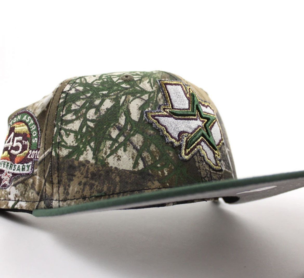 Hat Club × MyFitteds × New Era 7 5/8 - Real Tree ECapCity Houston 45th Exclusive Fitted Hat Size ONE SIZE - 7 Thumbnail