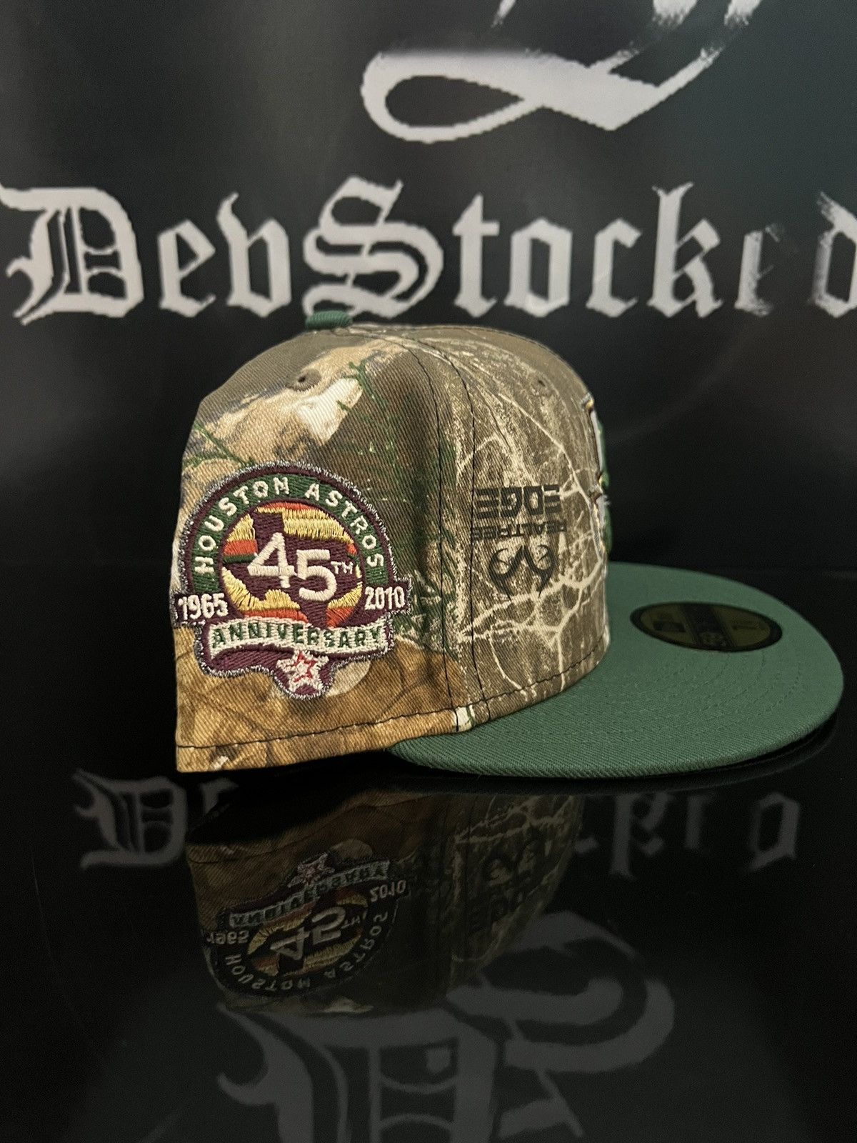 Hat Club × MyFitteds × New Era 7 5/8 - Real Tree ECapCity Houston 45th Exclusive Fitted Hat Size ONE SIZE - 3 Thumbnail