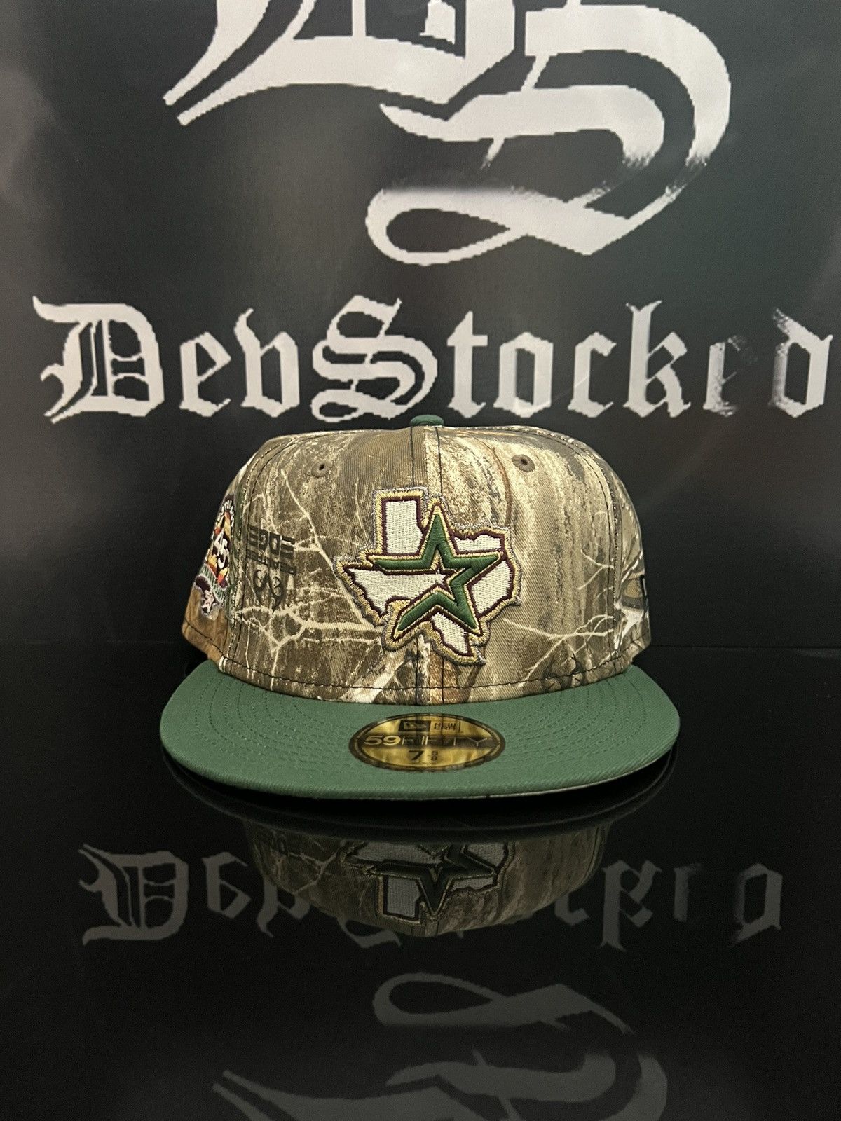 Hat Club × MyFitteds × New Era 7 5/8 - Real Tree ECapCity Houston 45th Exclusive Fitted Hat Size ONE SIZE - 2 Thumbnail