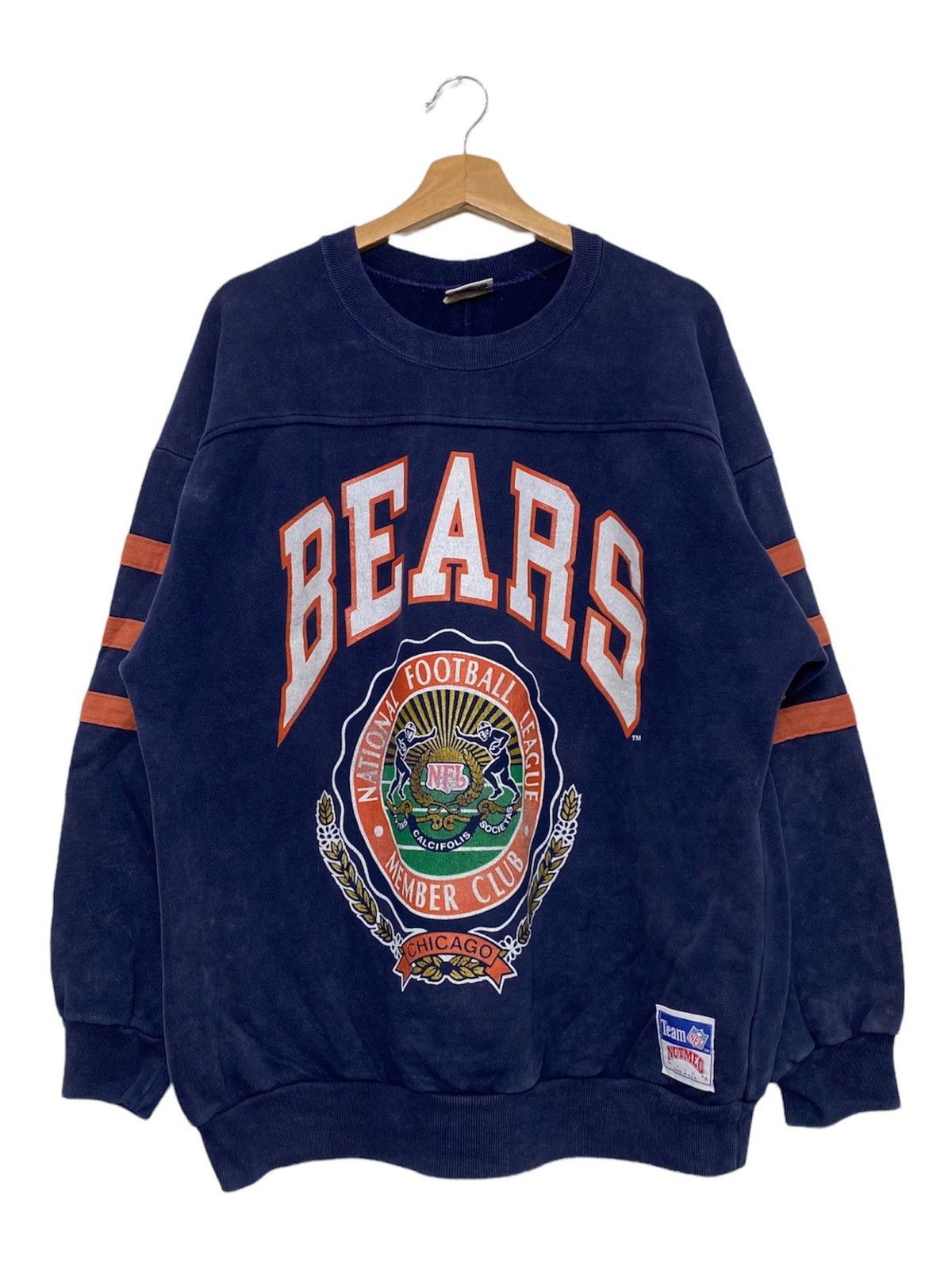 NFL Vintage NFL Bears Chicago / Stussy Travis Scott Bulls Size US XL / EU 56 / 4 - 1 Thumbnail