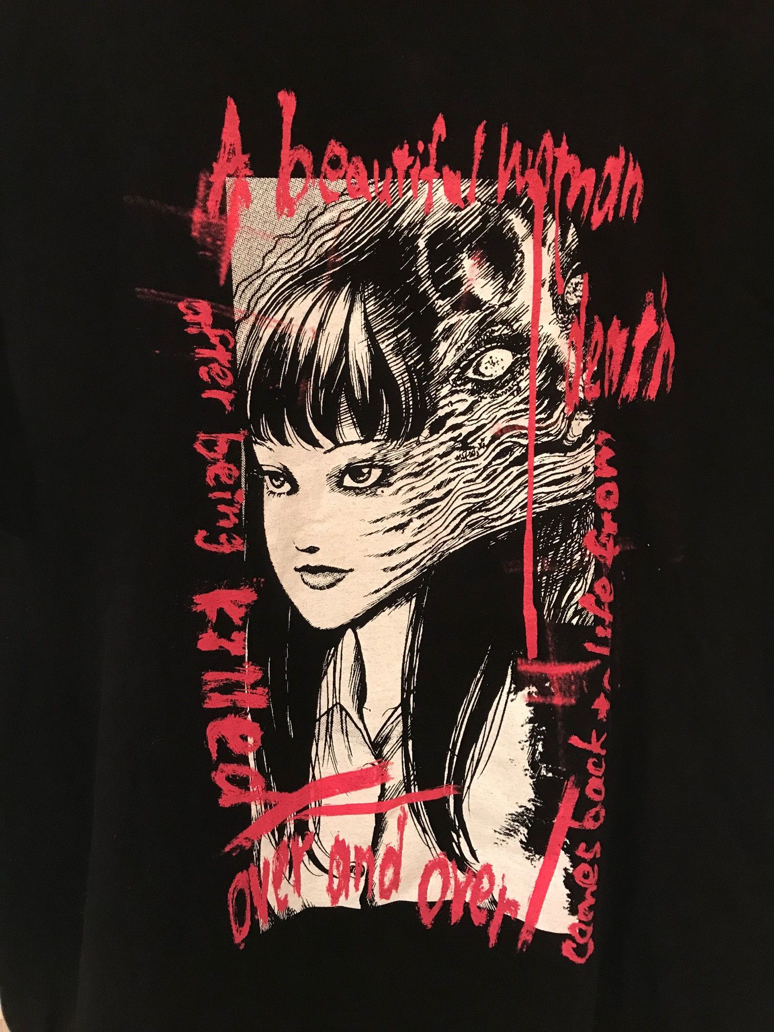 Yohji Yamamoto Junji Ito x Yohji Yamamoto "Tomie" Out of Body Tee Size US L / EU 52-54 / 3 - 4 Thumbnail