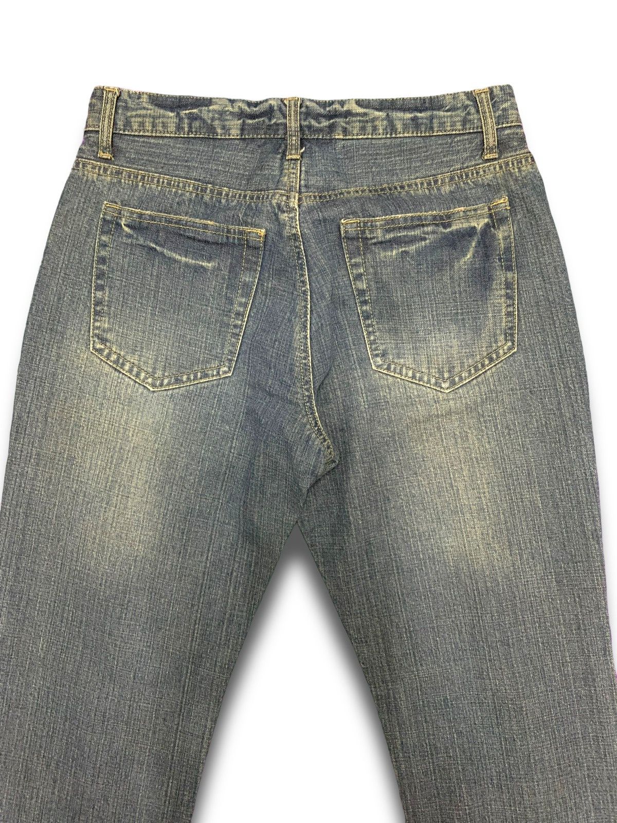 Japanese Brand Vintage 90s Sugoi Fish Koi Kaihara Jeans Size US 31 - 3 Thumbnail