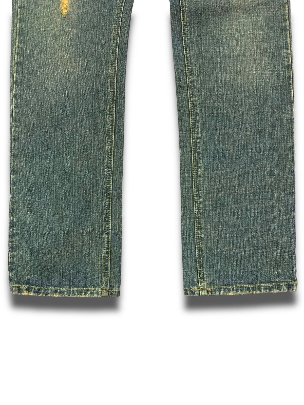 Japanese Brand Vintage 90s Sugoi Fish Koi Kaihara Jeans Size US 31 - 7 Thumbnail