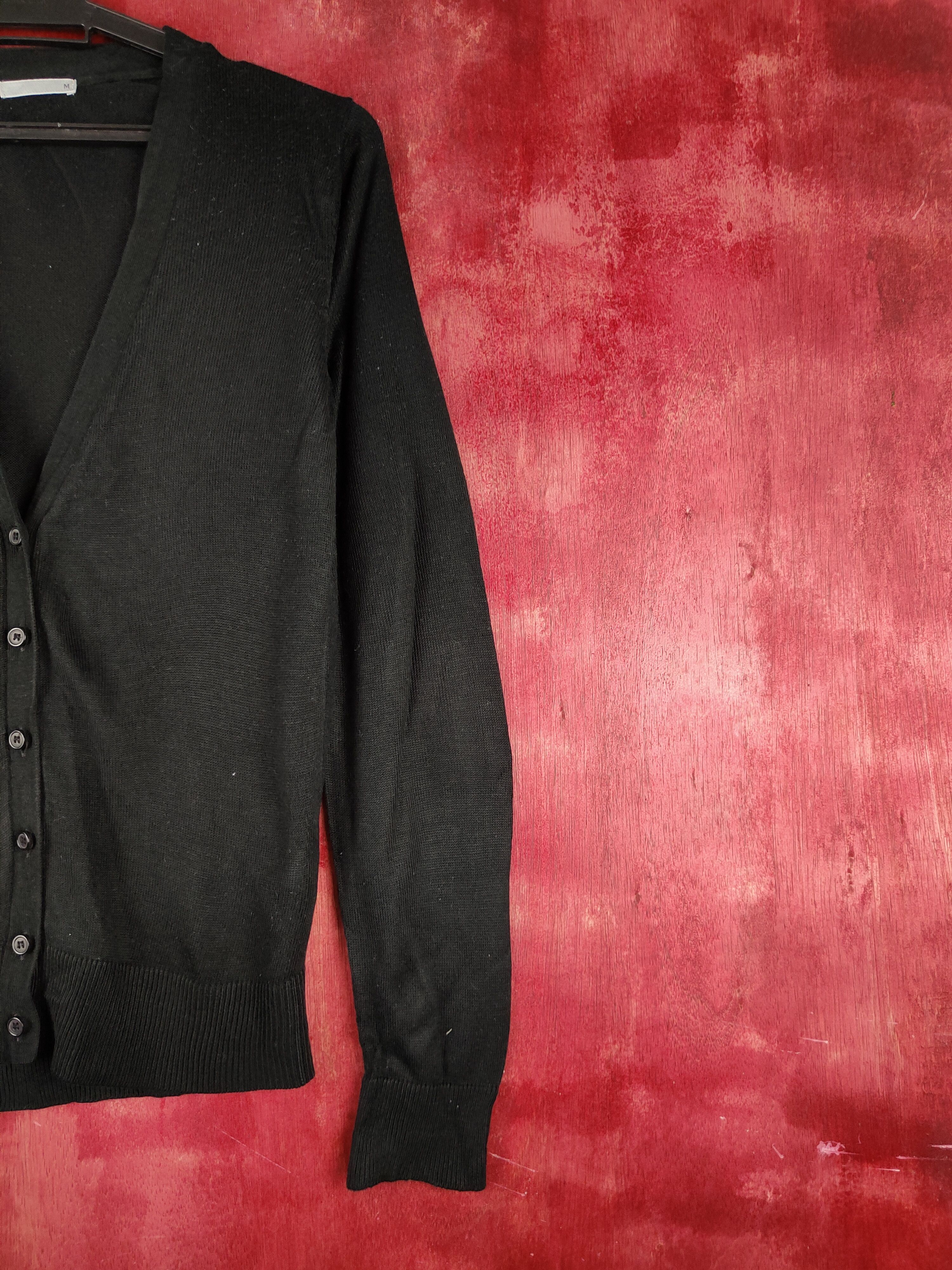 Japanese Brand Japanese Brand Black Cardigan knitwear thin #S915 Size M / US 6-8 / IT 42-44 - 5 Thumbnail