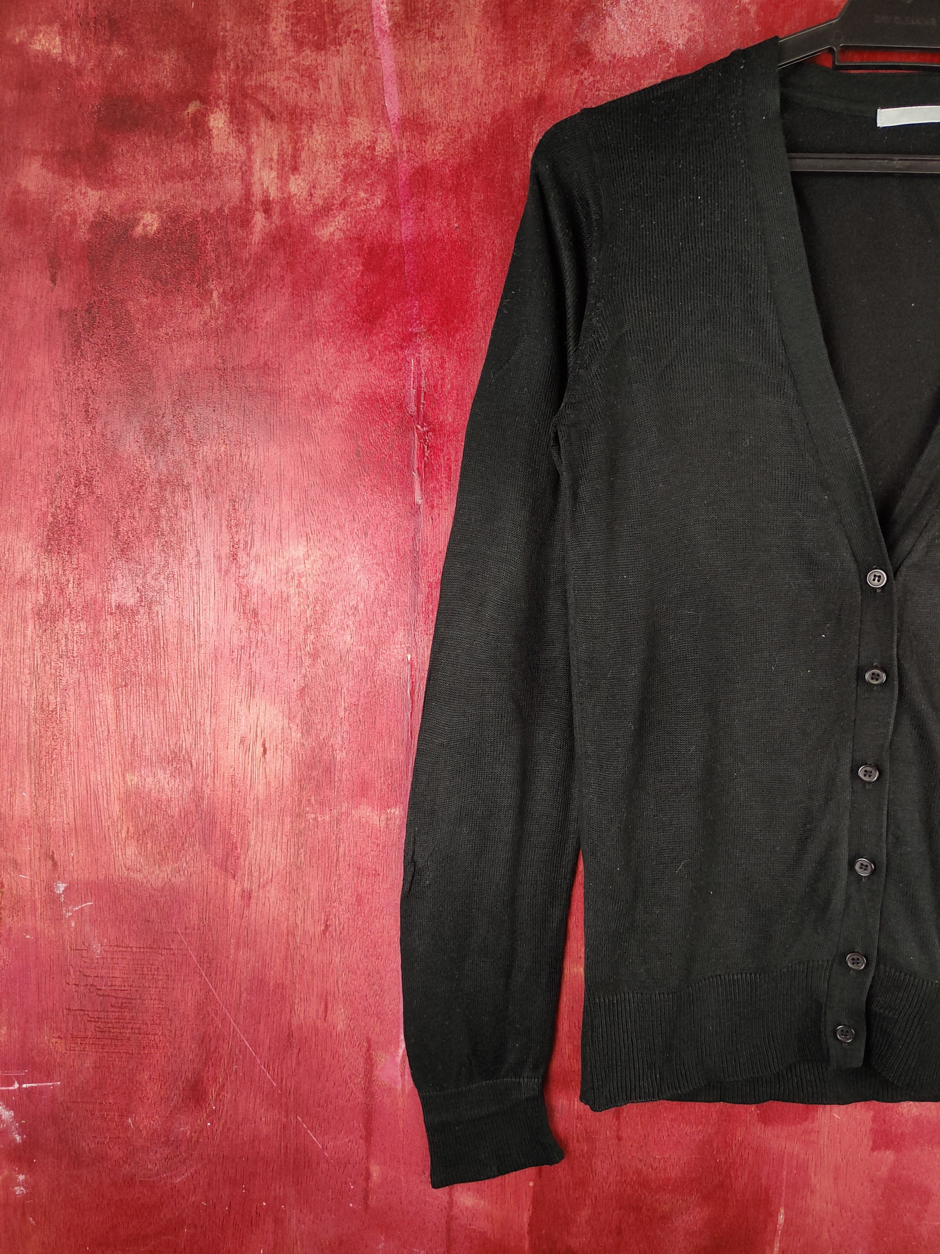 Japanese Brand Japanese Brand Black Cardigan knitwear thin #S915 Size M / US 6-8 / IT 42-44 - 3 Thumbnail