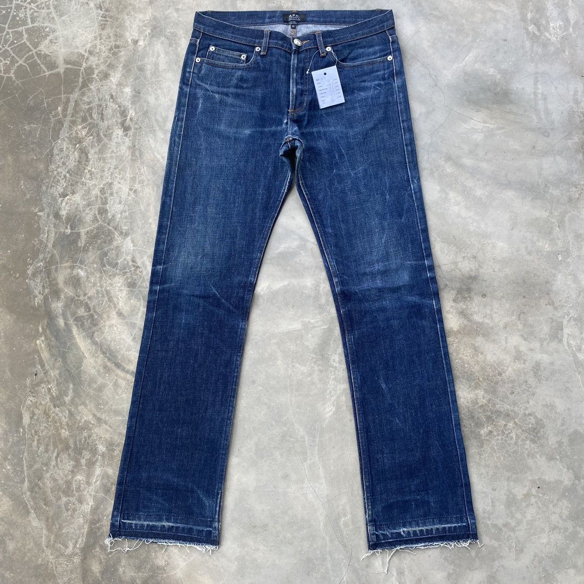 APC Jeans New Cure H Jean Tres Etriot Released Hem