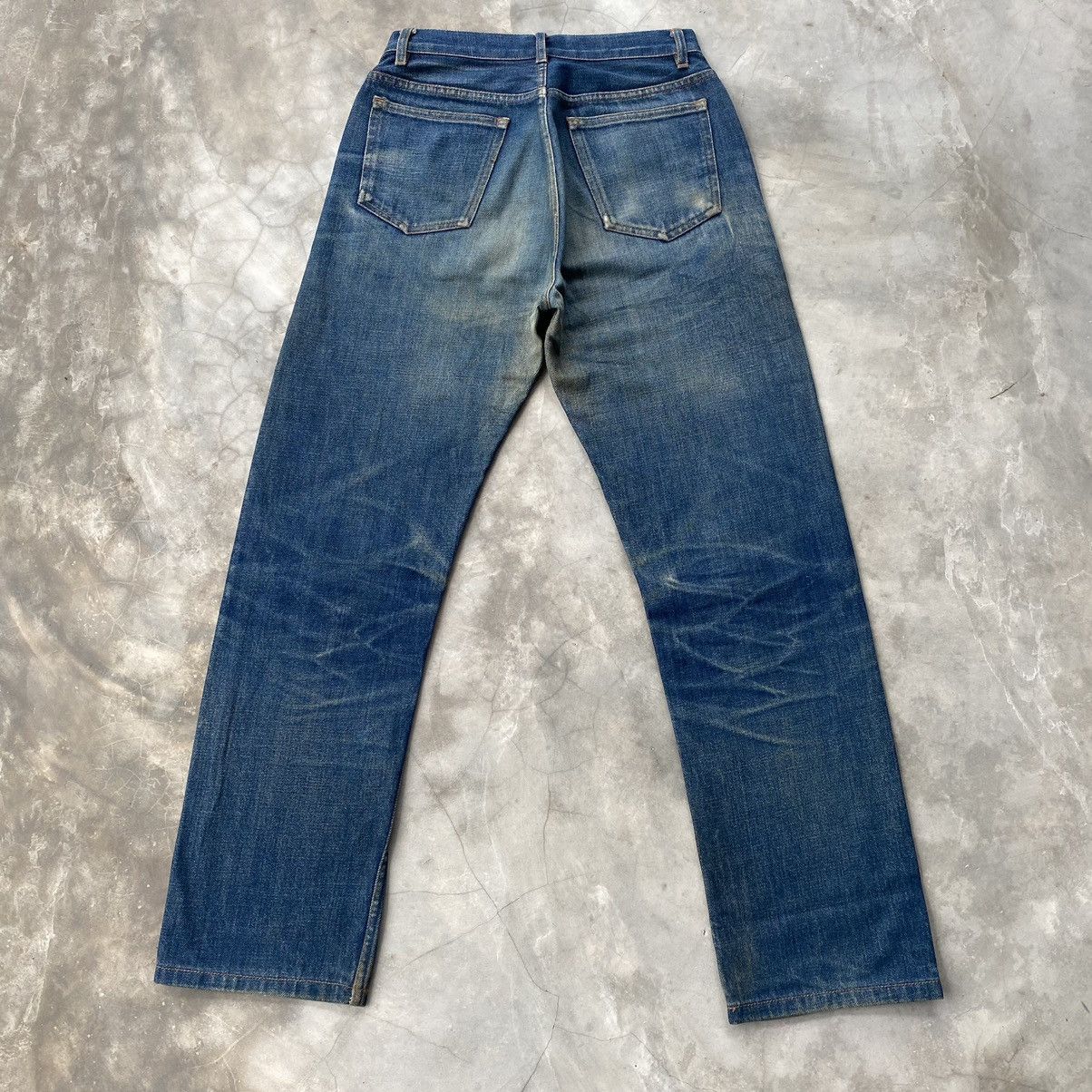 A.P.C. × Japanese Brand × Vintage APC jeans reu de fleurus Paris blue faded Size 26" / US 2 / IT 38 - 1 Thumbnail