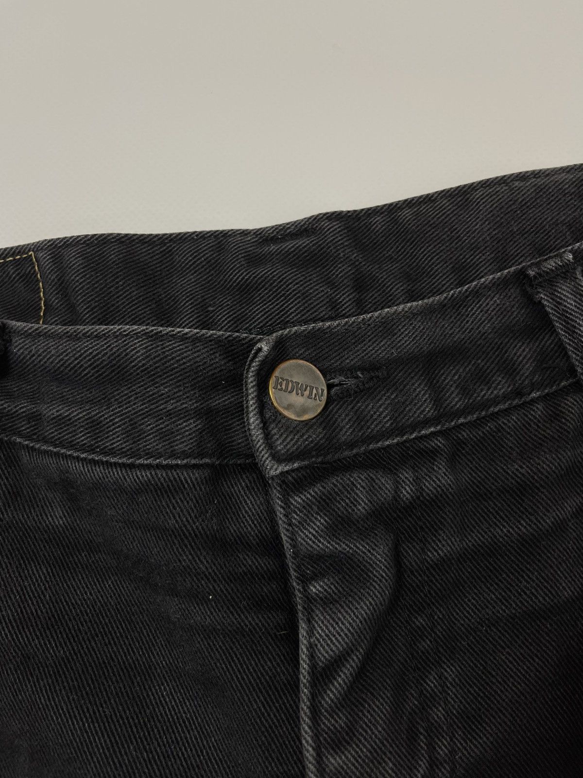 Edwin Edwin new newton vintage 90s black grey made in Japan jeans Size US 34 / EU 50 - 15 Thumbnail