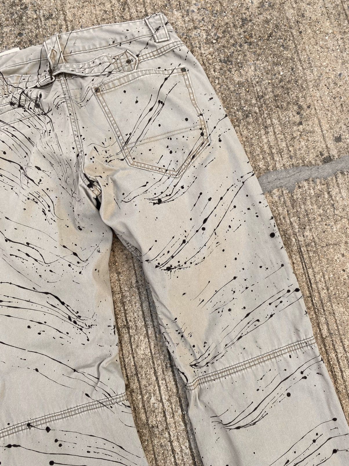 H&M × Vintage Vintage Paints H&M Double Knee Pants Workwear Size US 32 / EU 48 - 10 Thumbnail