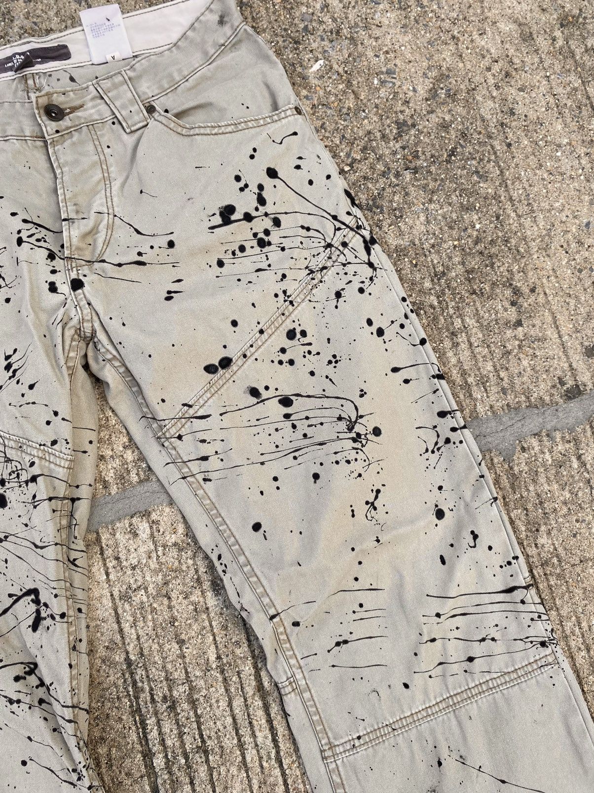 H&M × Vintage Vintage Paints H&M Double Knee Pants Workwear Size US 32 / EU 48 - 4 Thumbnail