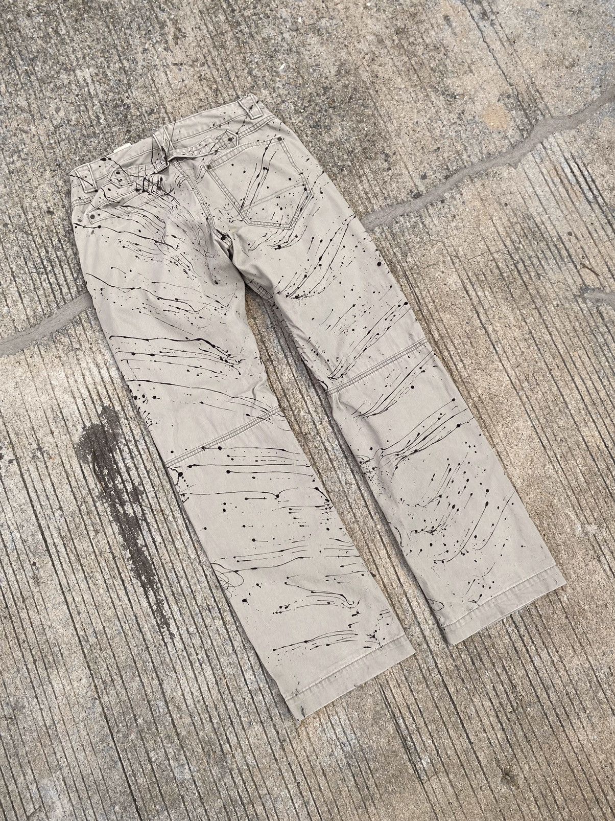 H&M × Vintage Vintage Paints H&M Double Knee Pants Workwear Size US 32 / EU 48 - 7 Thumbnail