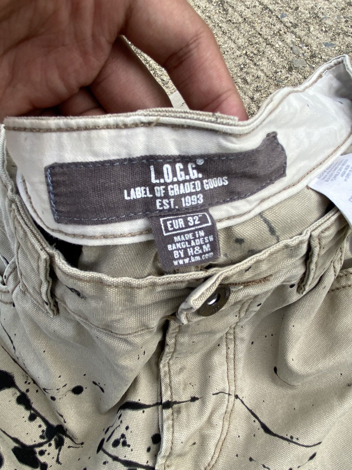 H&M × Vintage Vintage Paints H&M Double Knee Pants Workwear Size US 32 / EU 48 - 14 Thumbnail