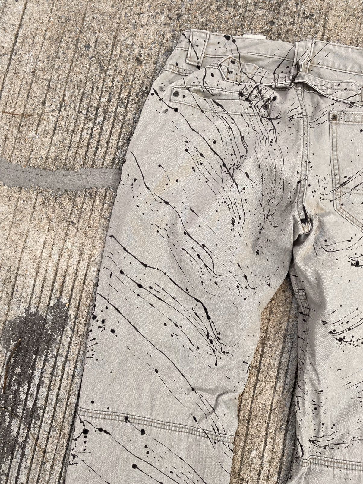 H&M × Vintage Vintage Paints H&M Double Knee Pants Workwear Size US 32 / EU 48 - 9 Thumbnail