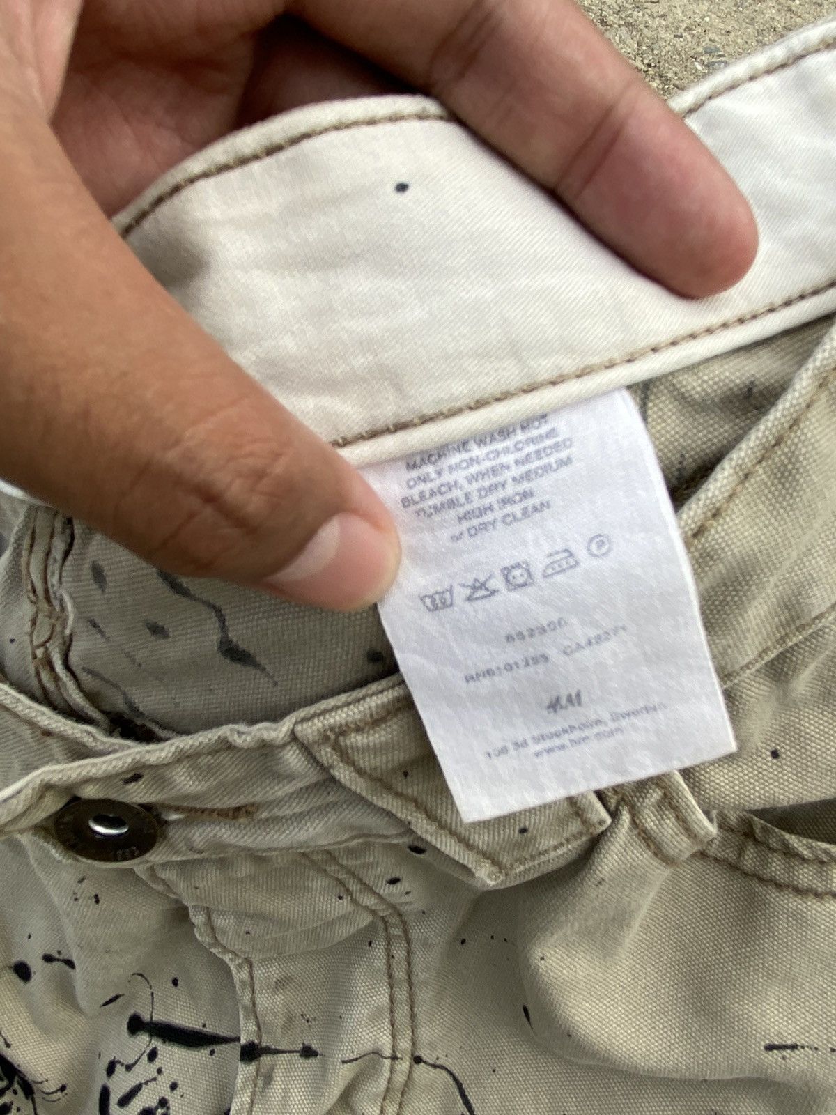 H&M × Vintage Vintage Paints H&M Double Knee Pants Workwear Size US 32 / EU 48 - 13 Thumbnail