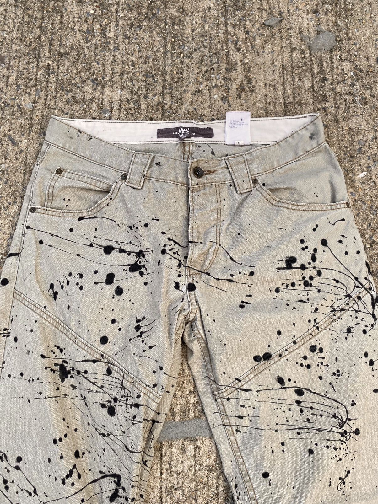 H&M × Vintage Vintage Paints H&M Double Knee Pants Workwear Size US 32 / EU 48 - 2 Thumbnail