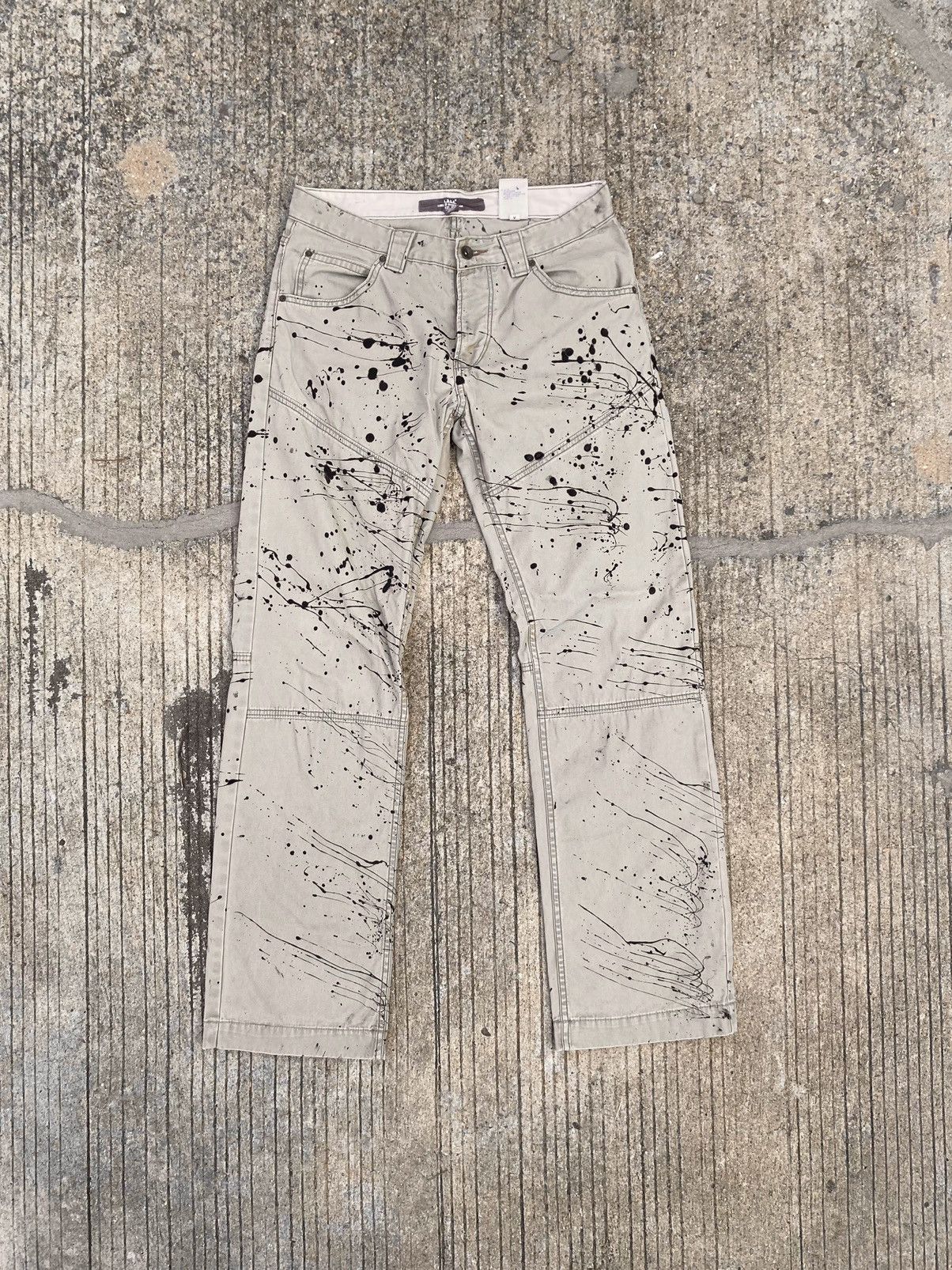 H&M × Vintage Vintage Paints H&M Double Knee Pants Workwear Size US 32 / EU 48 - 1 Thumbnail