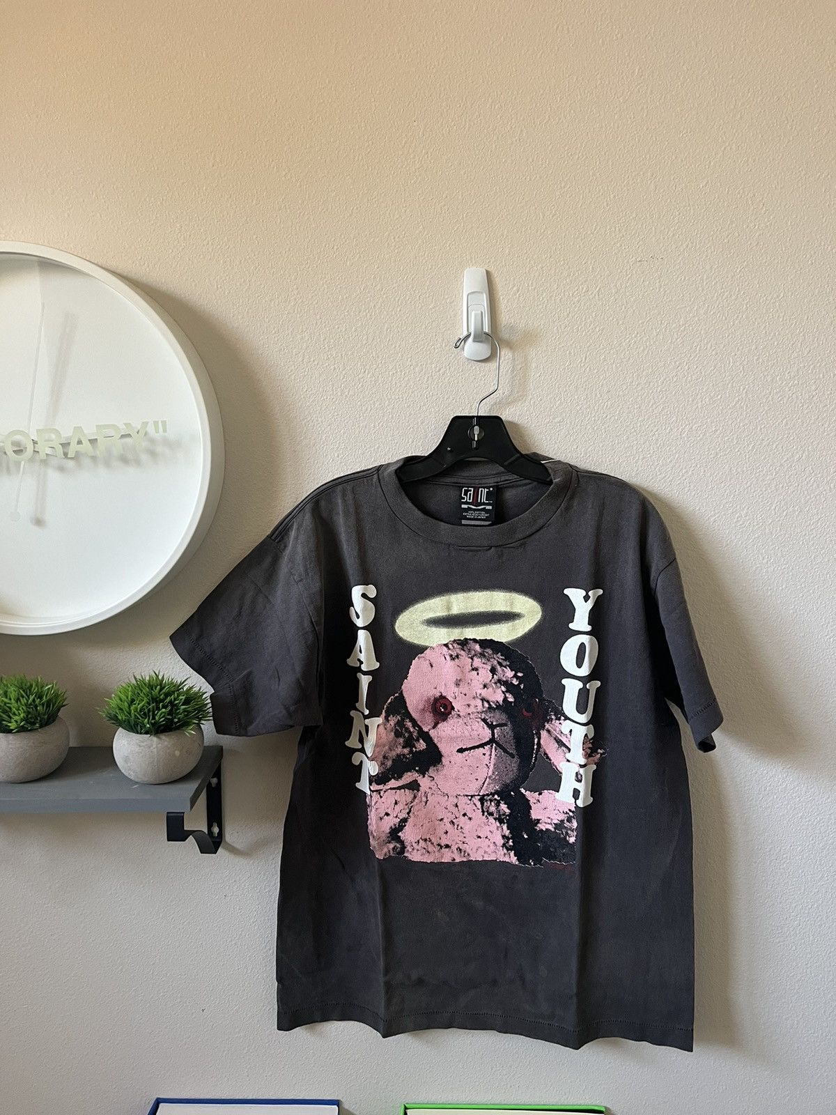 E*n様 SAINT MICHAEL PINK SHEEP ASCENSION Saint Michael Saint Michael Sonic Youth Pink Sheep Tee | Grailed