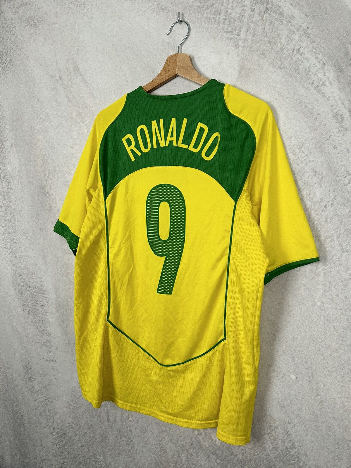 Nike Vintage Ronaldo #9 Brazil Soccer Jersey Rare Hype Football | Grailed