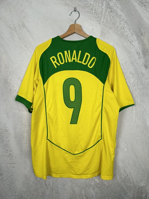 BRAZIL 2002 2004 AWAY FOOTBALL SHIRT SOCCER JERSEY NIKE sz XL MEN VINTAGE