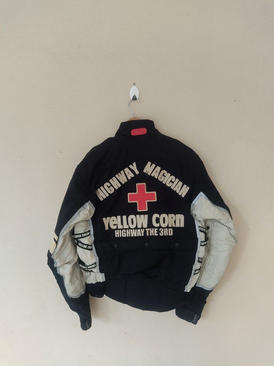 YELLOW CORN YELLOW CORN HIGHWAY MAGICIAN PADDED RACING BLACK JACKET Size US M / EU 48-50 / 2 - 3 Thumbnail