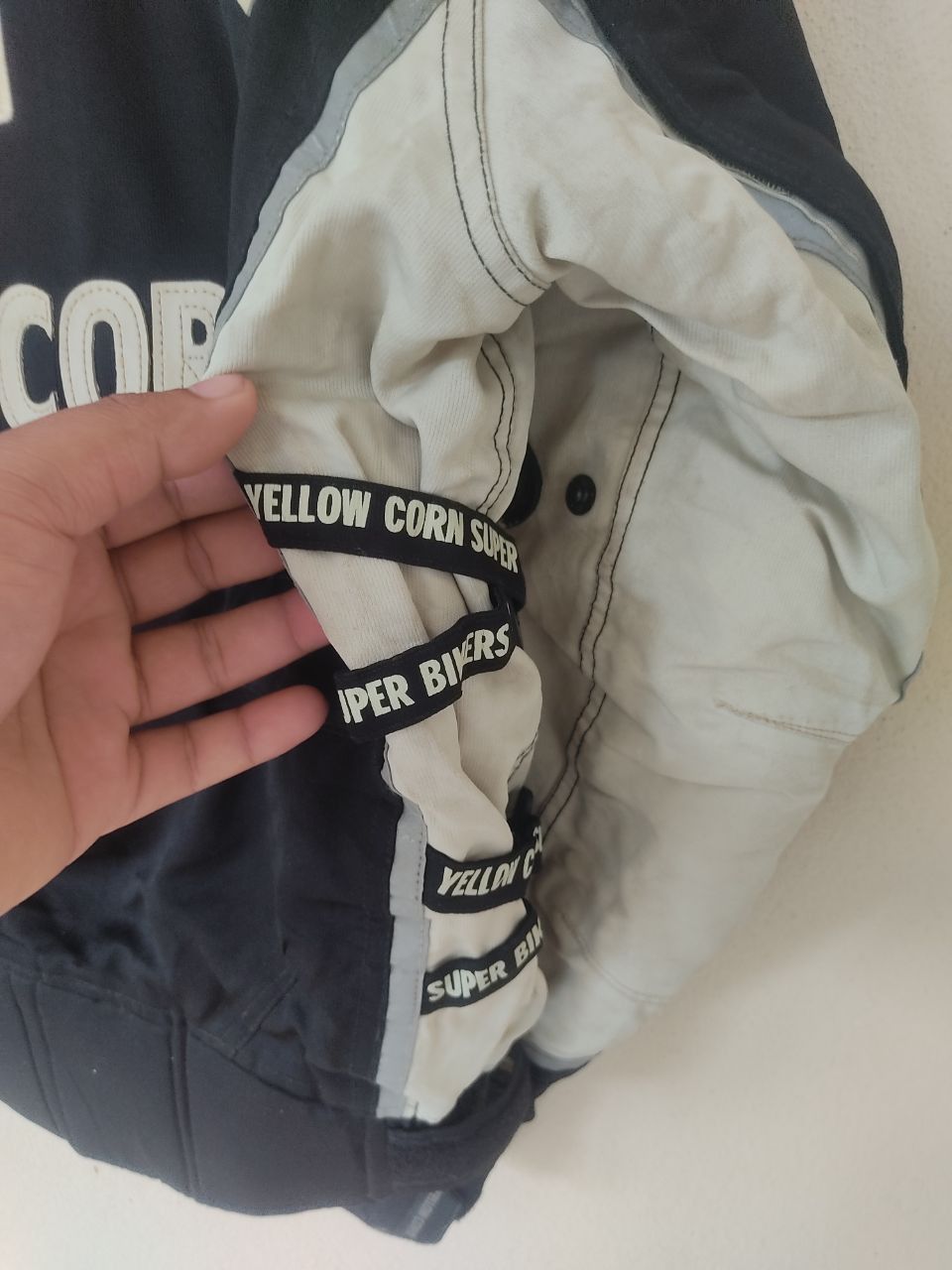 YELLOW CORN YELLOW CORN HIGHWAY MAGICIAN PADDED RACING BLACK JACKET Size US M / EU 48-50 / 2 - 7 Thumbnail