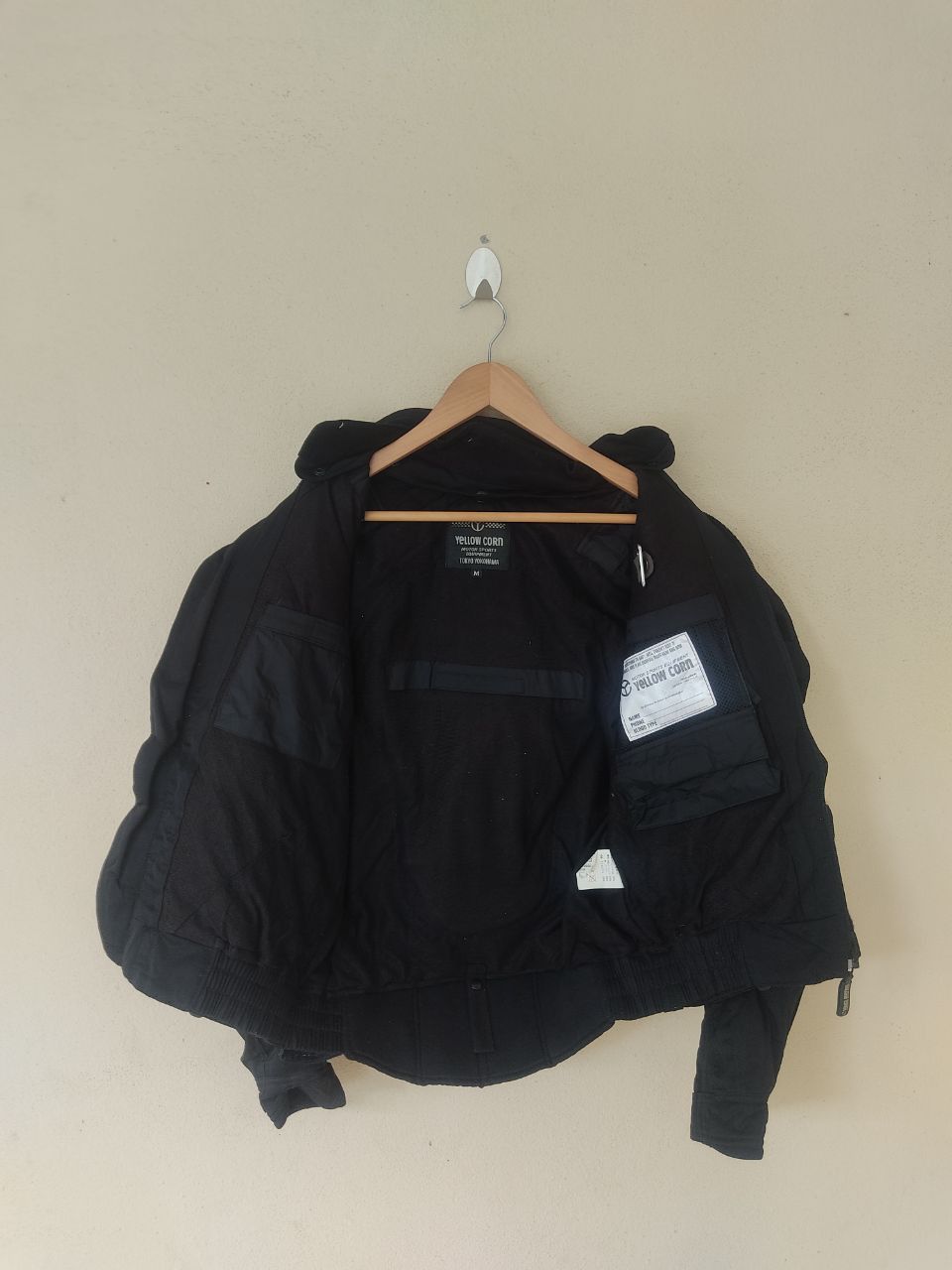 YELLOW CORN YELLOW CORN HIGHWAY MAGICIAN PADDED RACING BLACK JACKET Size US M / EU 48-50 / 2 - 6 Thumbnail