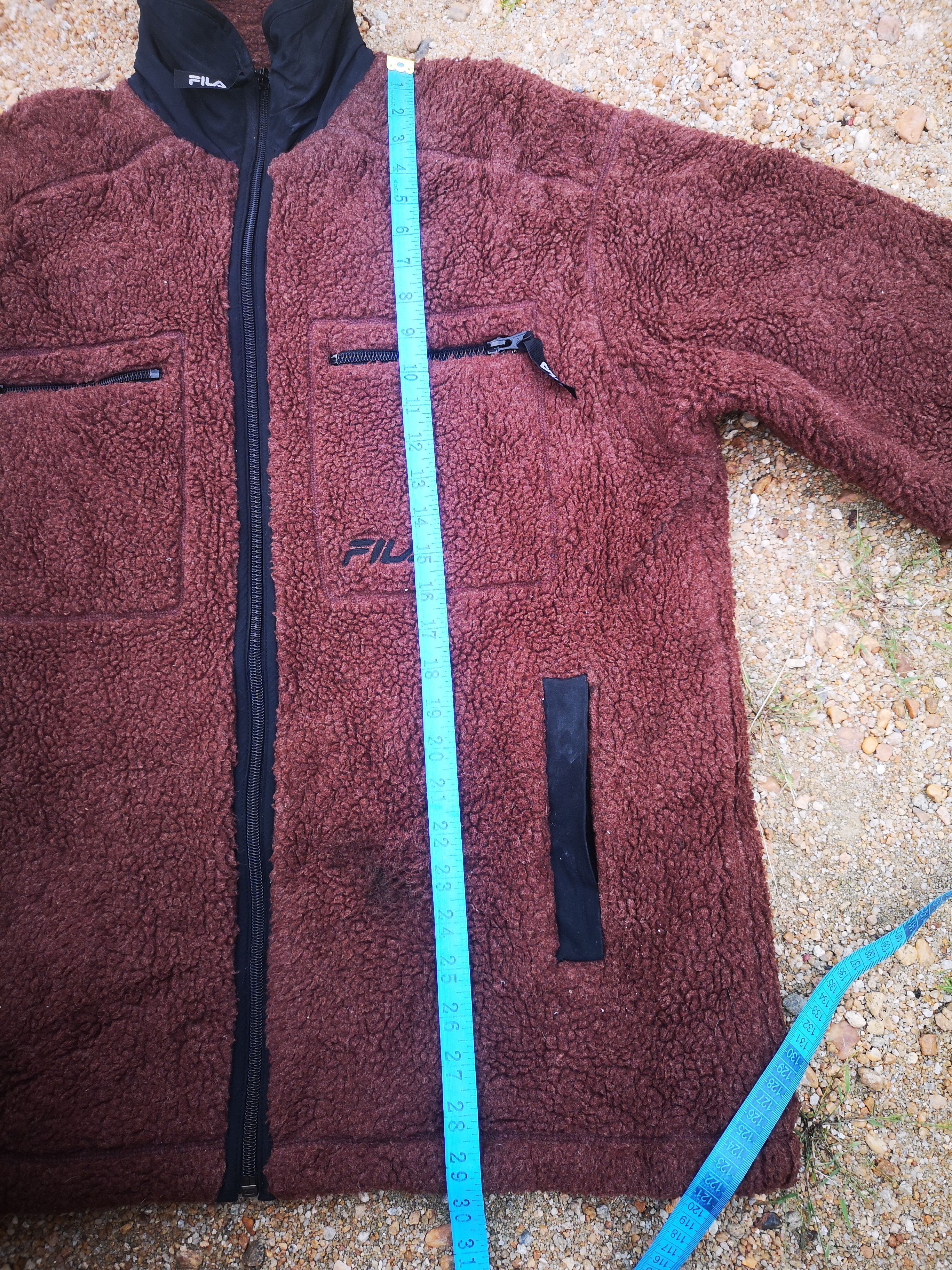 Fila × Vintage Fila Sherpa Fleece Zipper Jacket Size US L / EU 52-54 / 3 - 14 Thumbnail